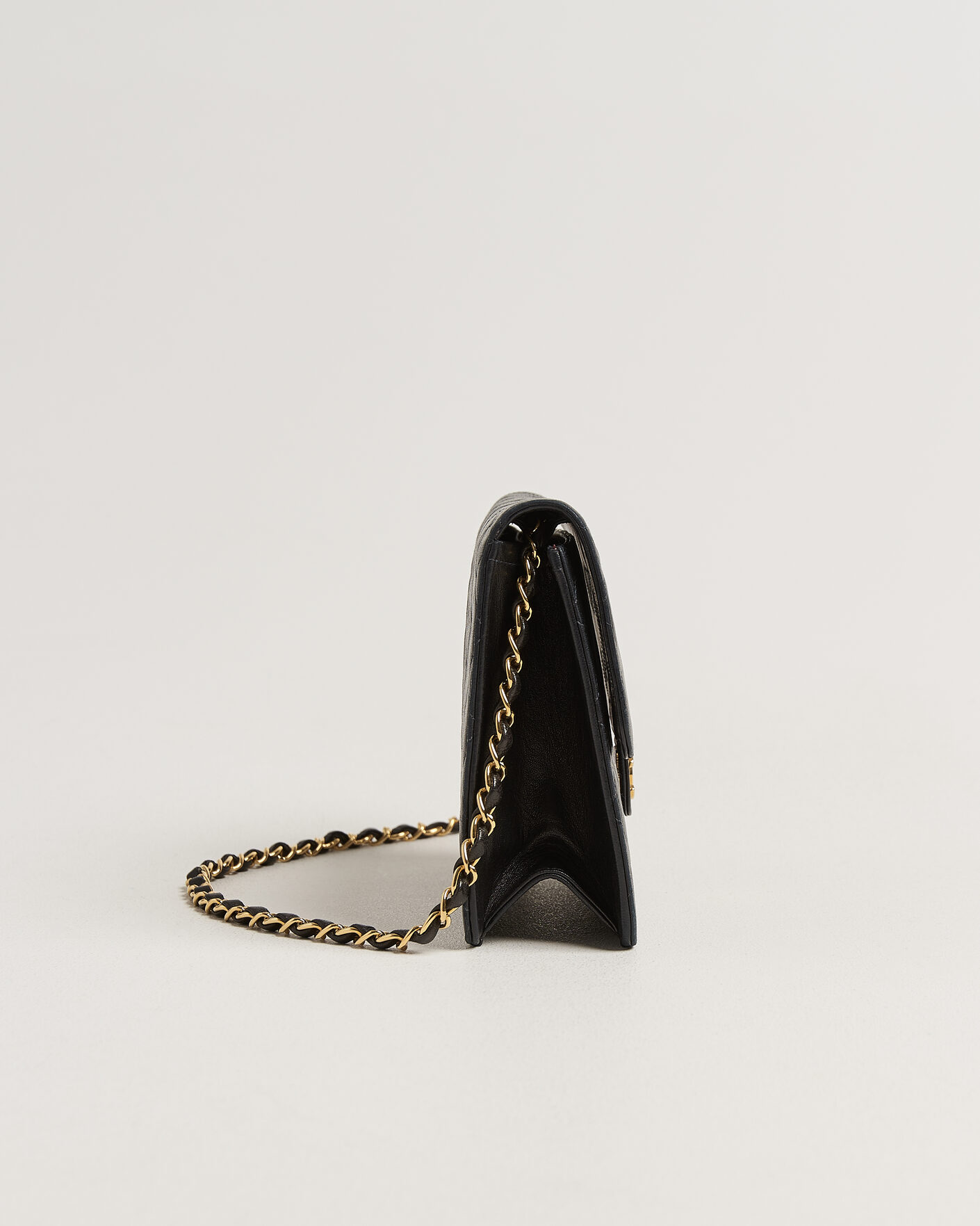 Homme | Pre-Owned & Vintage Bags | Chanel Pre-Owned | Single Flap Bag Black