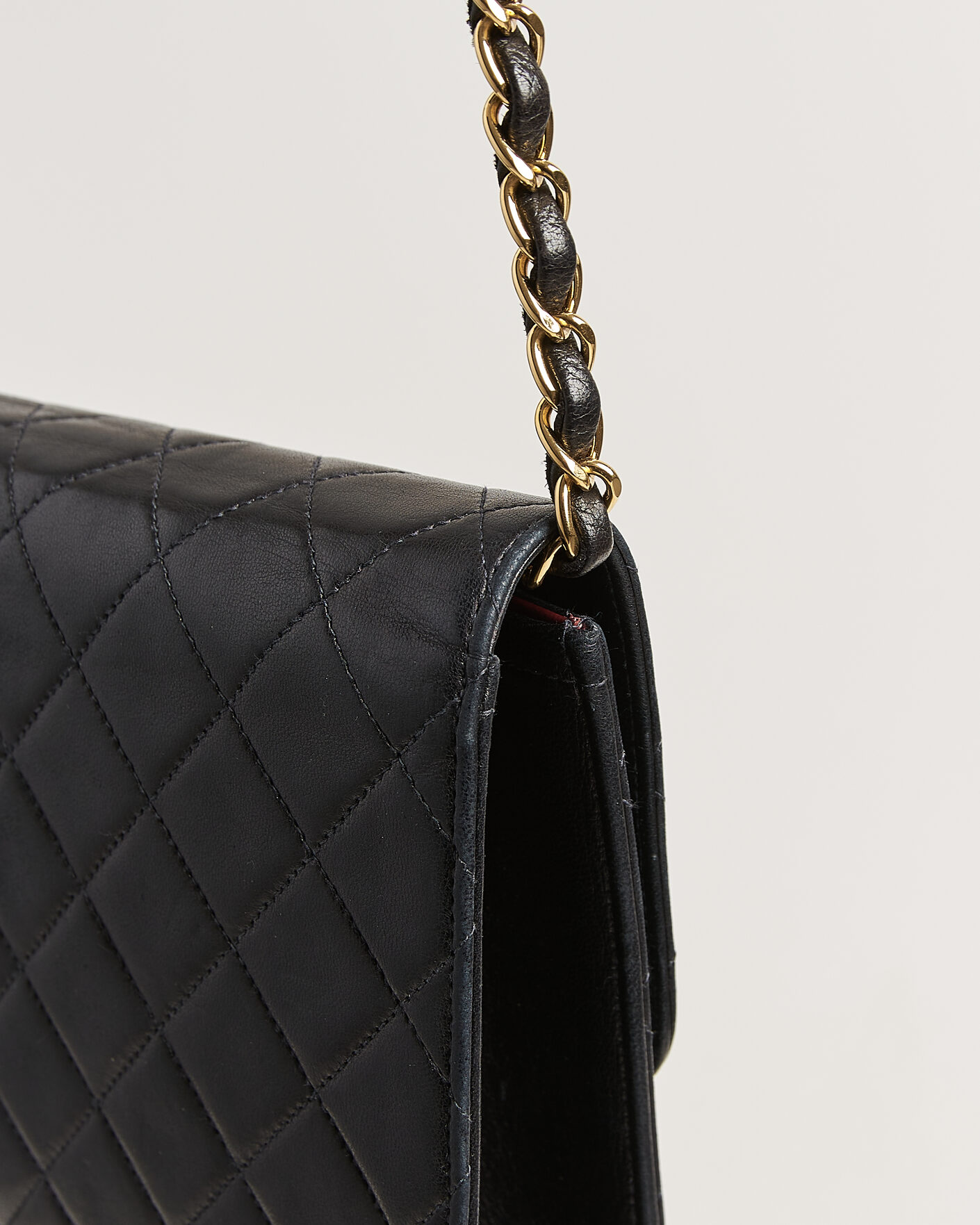 Homme | Pre-Owned & Vintage Bags | Chanel Pre-Owned | Single Flap Bag Black