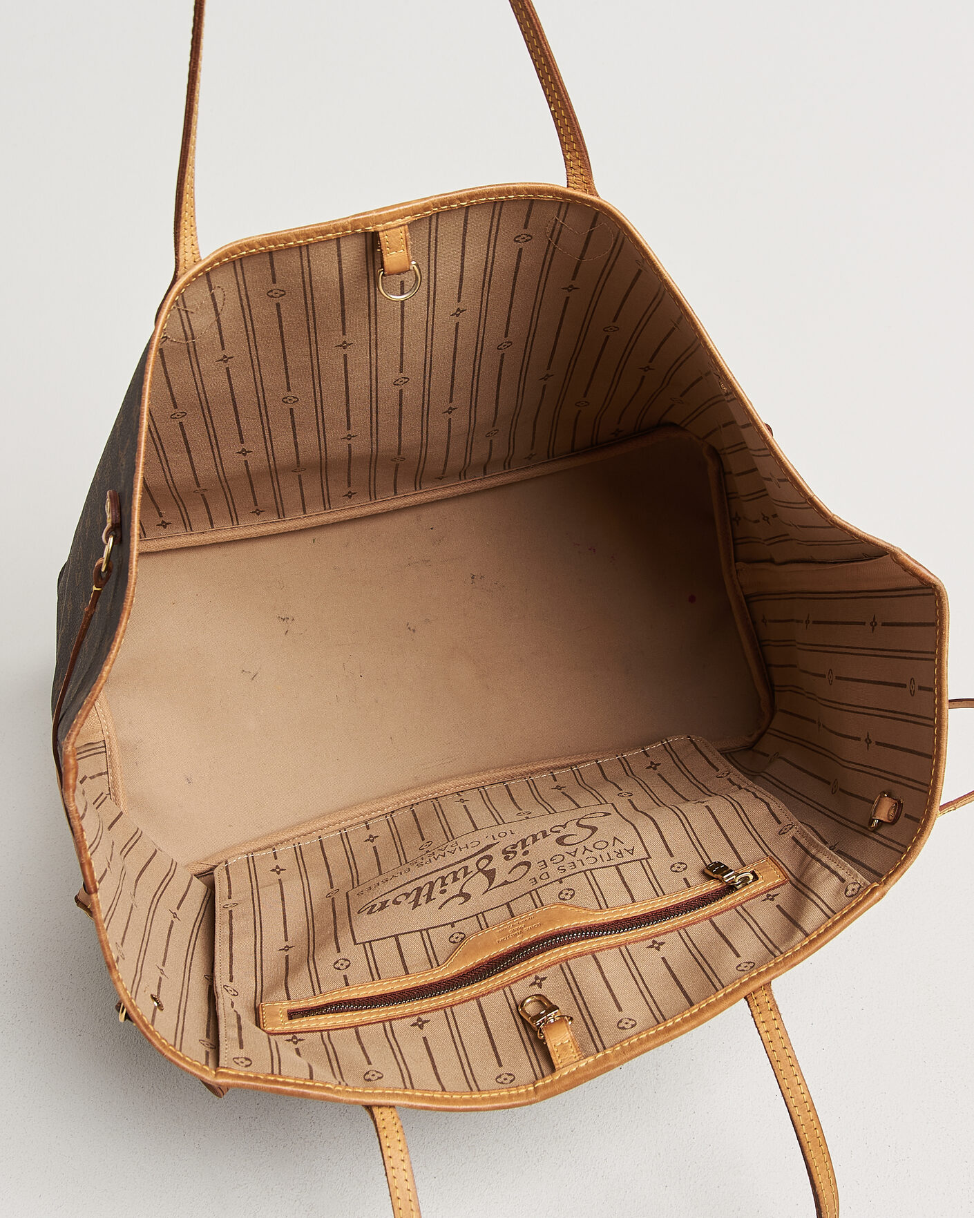 Heren | Pre-Owned & Vintage Bags | Louis Vuitton Pre-Owned | Neverfull GM Monogram