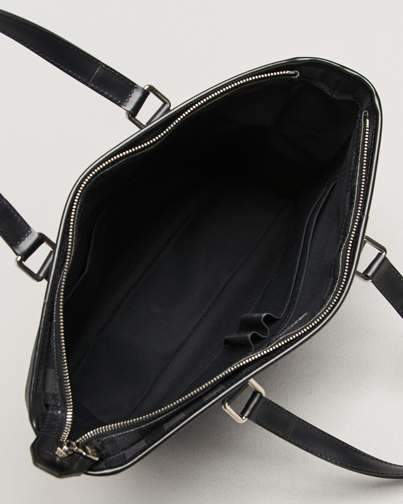 Heren | Pre-Owned & Vintage Bags | Louis Vuitton Pre-Owned | Tadao Tote bag PM Damier Graphite