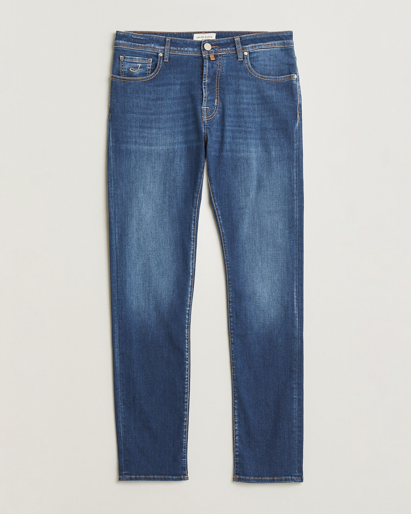 Heren | Jeans | Jacob Cohën | Bard Slim Fit Super Stretch Jeans Medium Vintage
