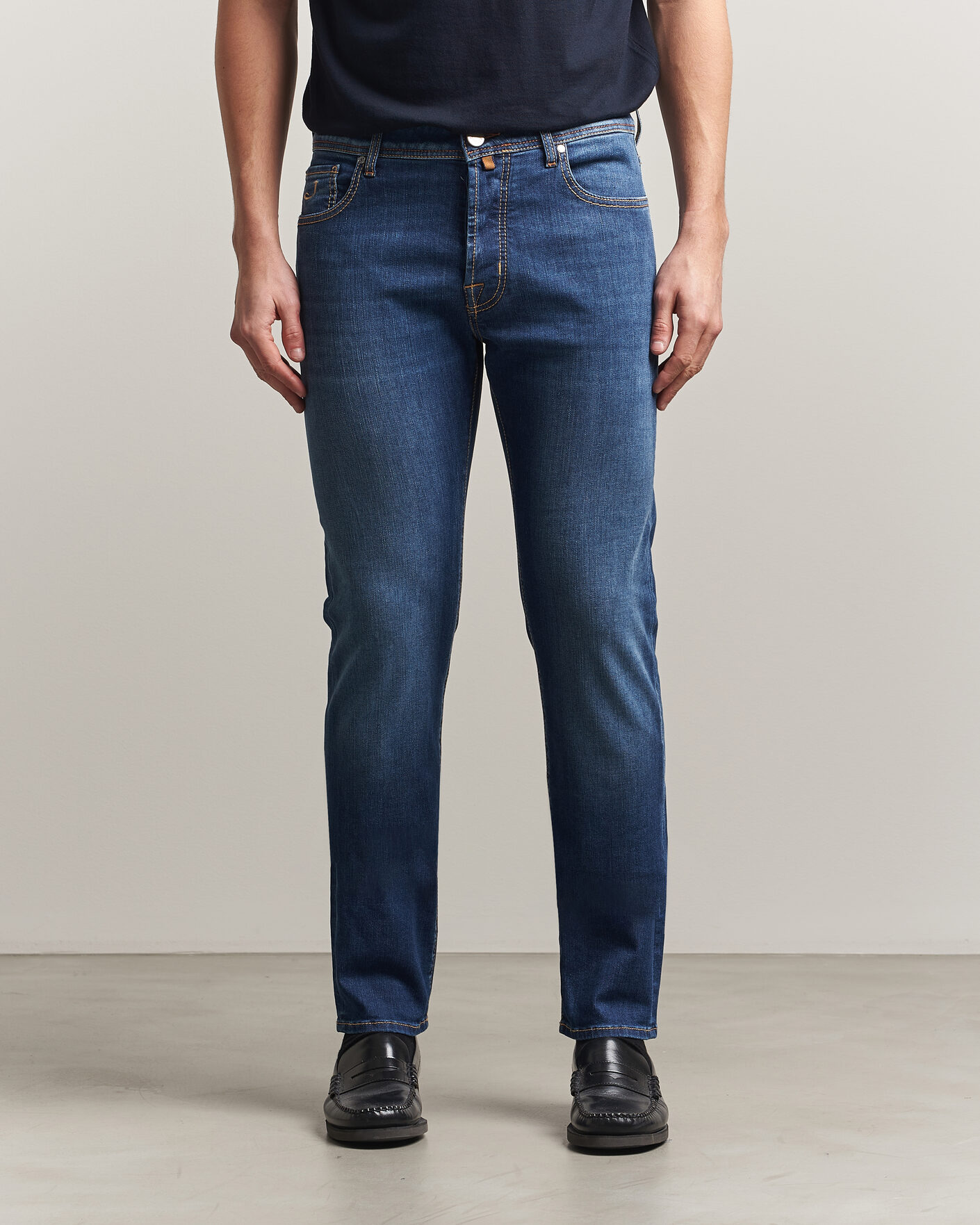 Homme | Pantalons | Jacob Cohën | Bard Slim Fit Super Stretch Jeans Medium Vintage