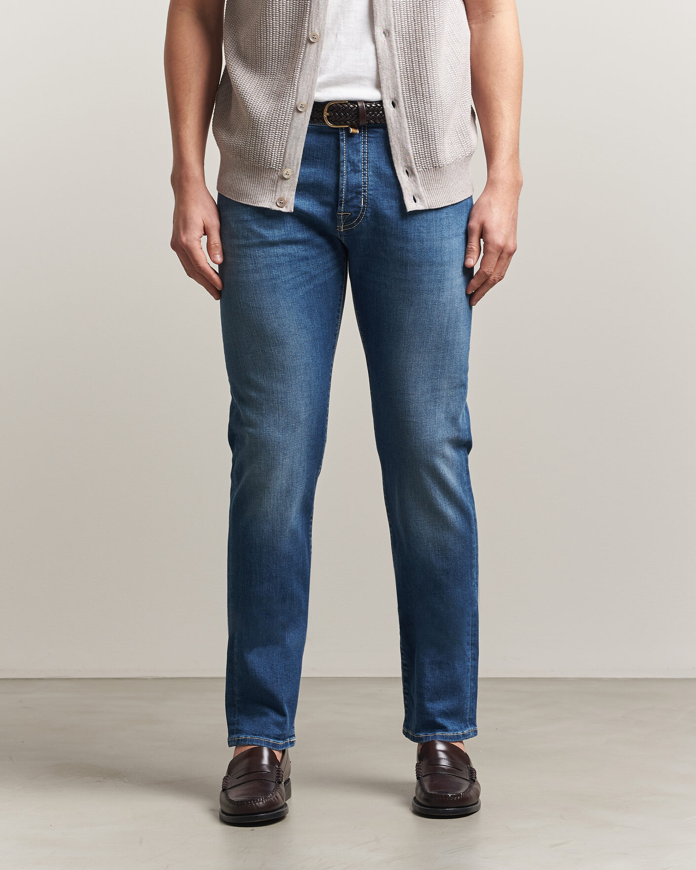 Homme | Pantalons | Jacob Cohën | Bard Slim Fit Super Stretch Jeans Light Vintage