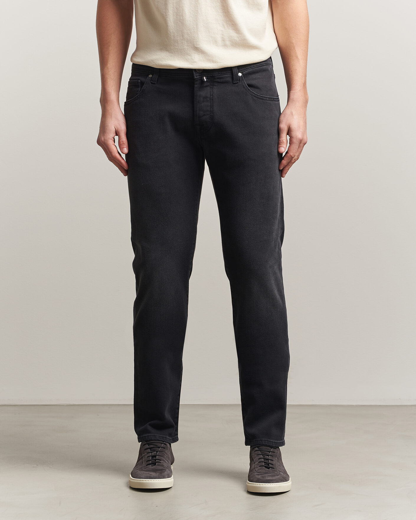 Homme | Pantalons | Jacob Cohën | Nick Slim Fit Power Stretch Jeans Medium Black Wash