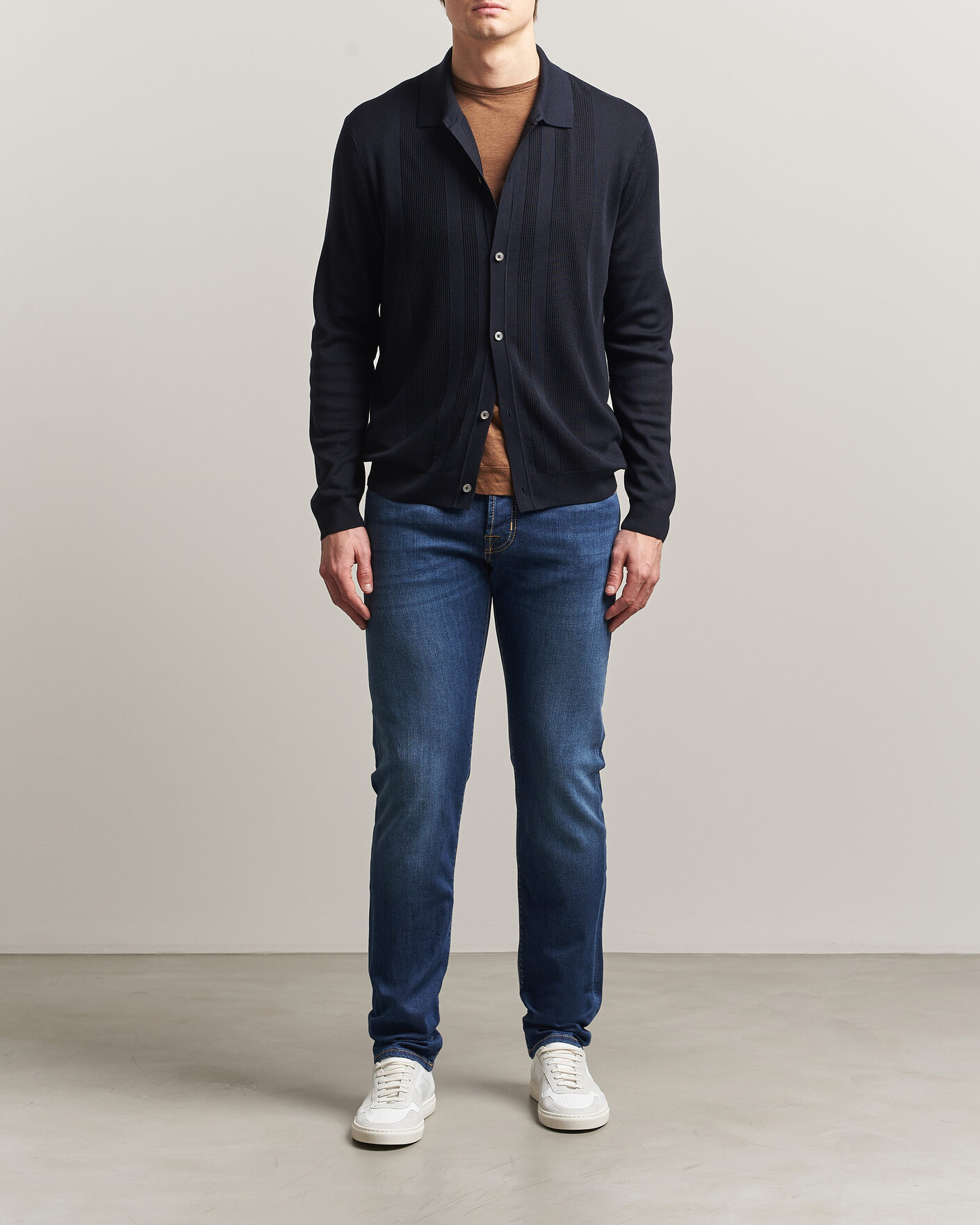 Heren | Broeken | Jacob Cohën | Nick Slim Fit Super Stretch Jeans Medium Vintage