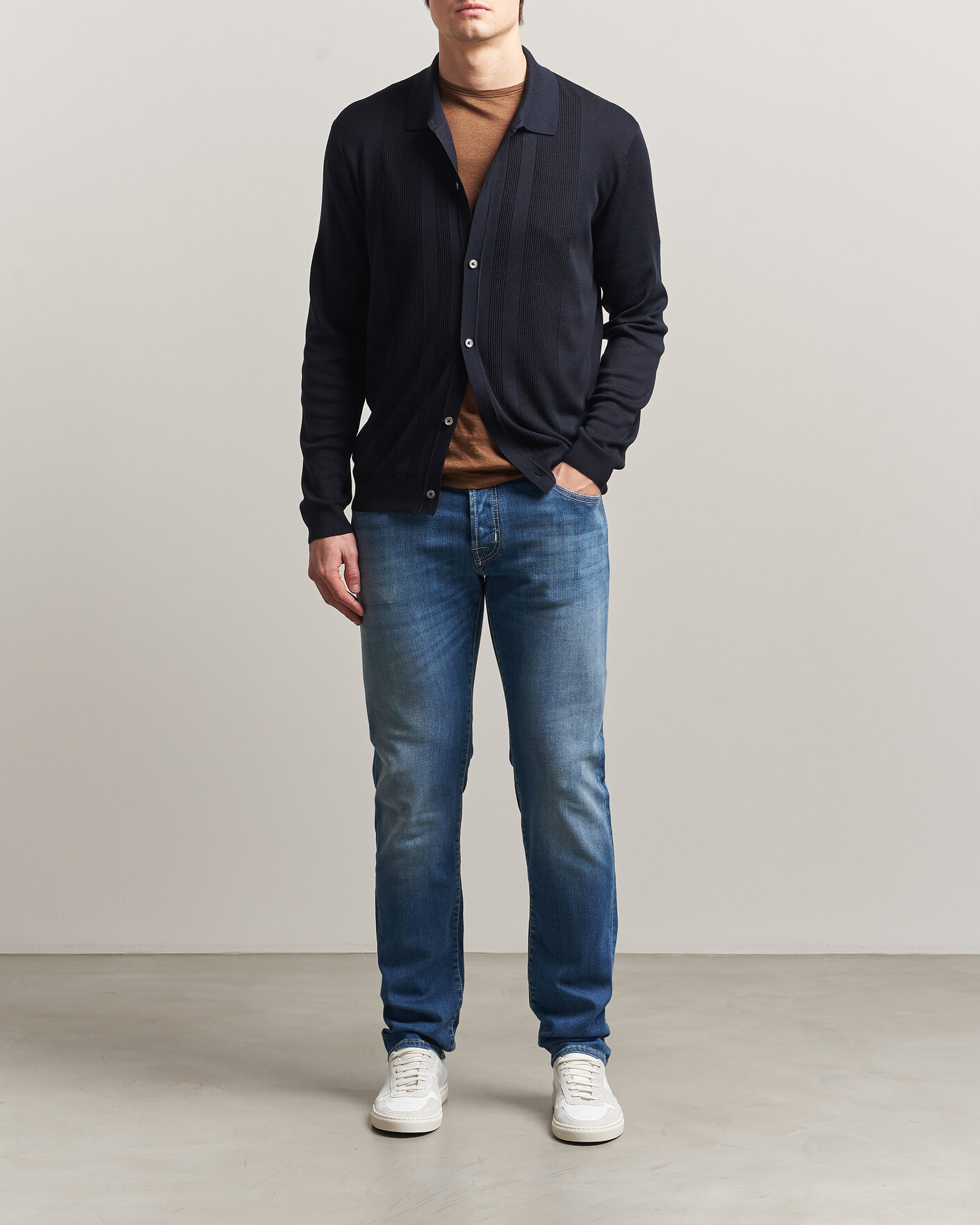 Heren | Jeans | Jacob Cohën | Nick Slim Fit Super Stretch Jeans Light Vintage