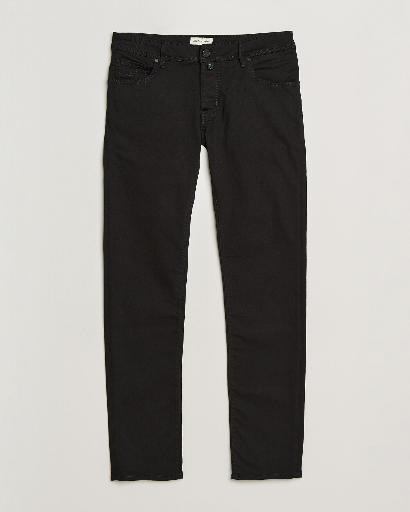 Homme | Pantalons | Jacob Cohën | Nick Slim Fit Stretch Stay Black Jeans Rinse Wash