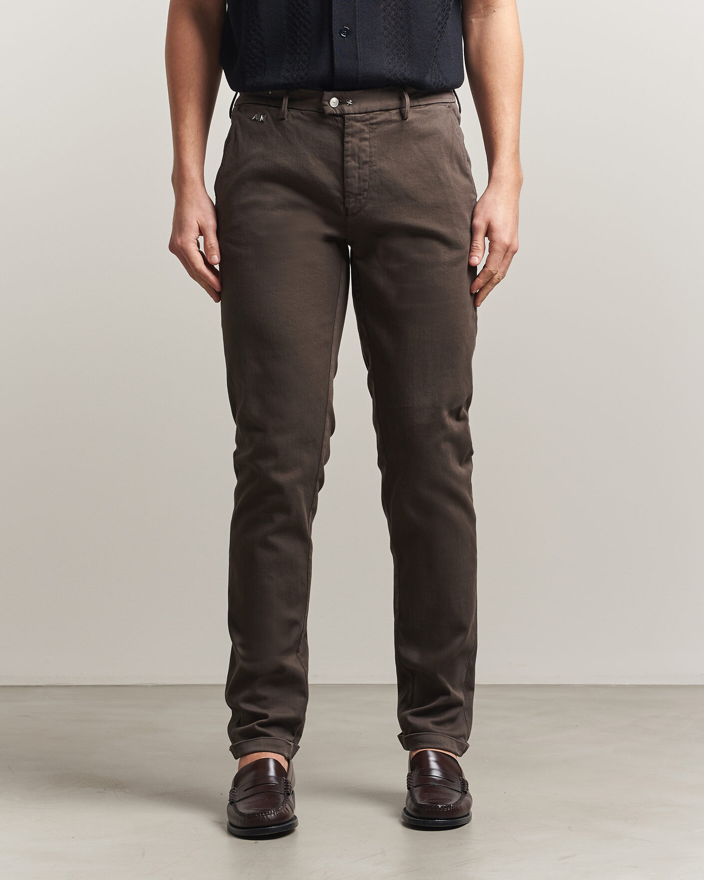 Heren | Broeken | Tramarossa | Luis Superstrech Cotton Chino Coffee
