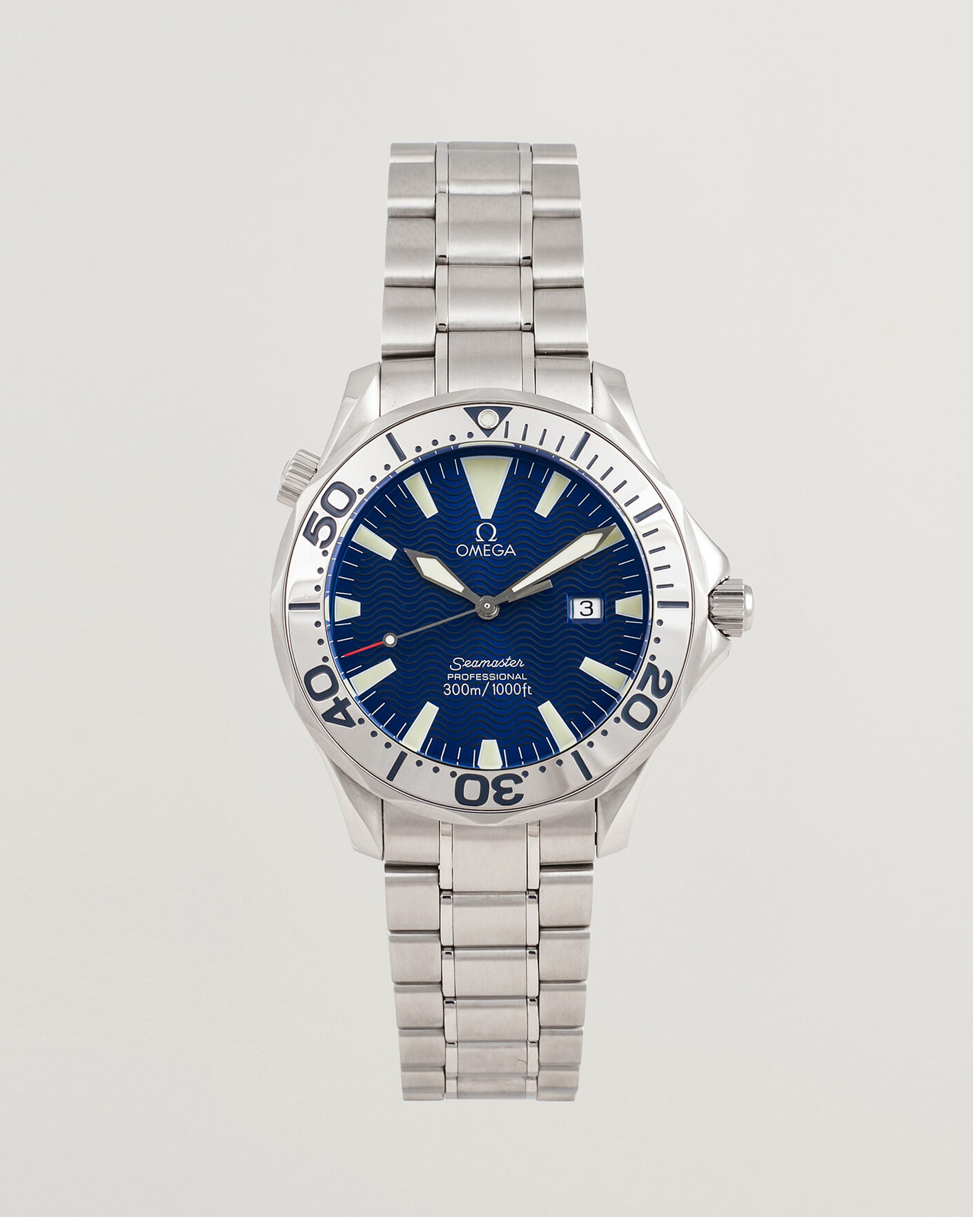 Heren | Pre-Owned & Vintage Watches | Omega Pre-Owned | Seamaster 300M SMP Electric Blue 