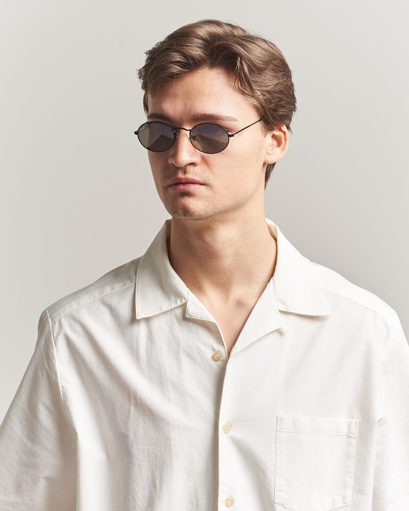 Homme | Lunettes De Soleil | Ray-Ban | Oval Sunglasses Black