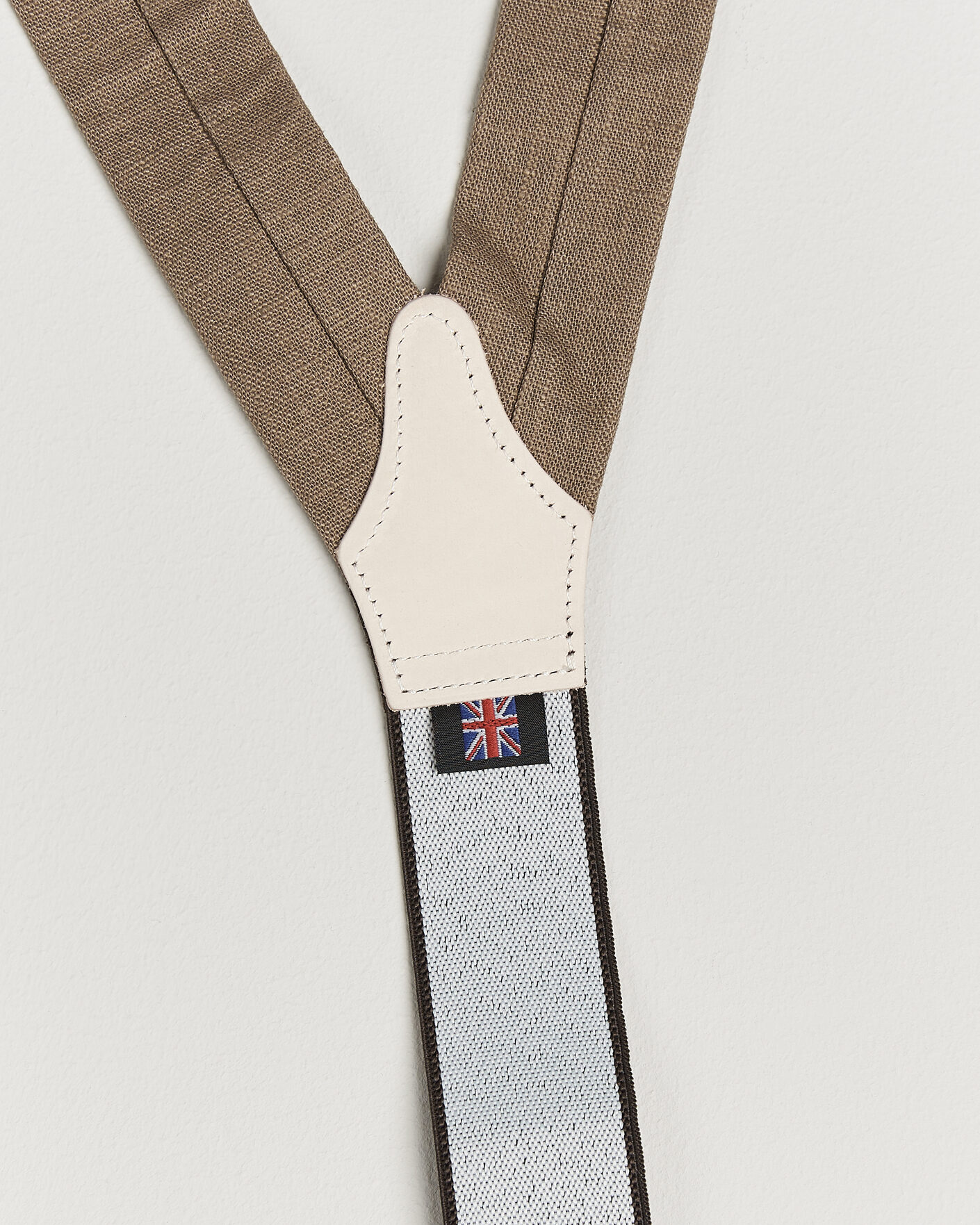 Heren | Bretels | Albert Thurston | Linen Braces Acorn Brown