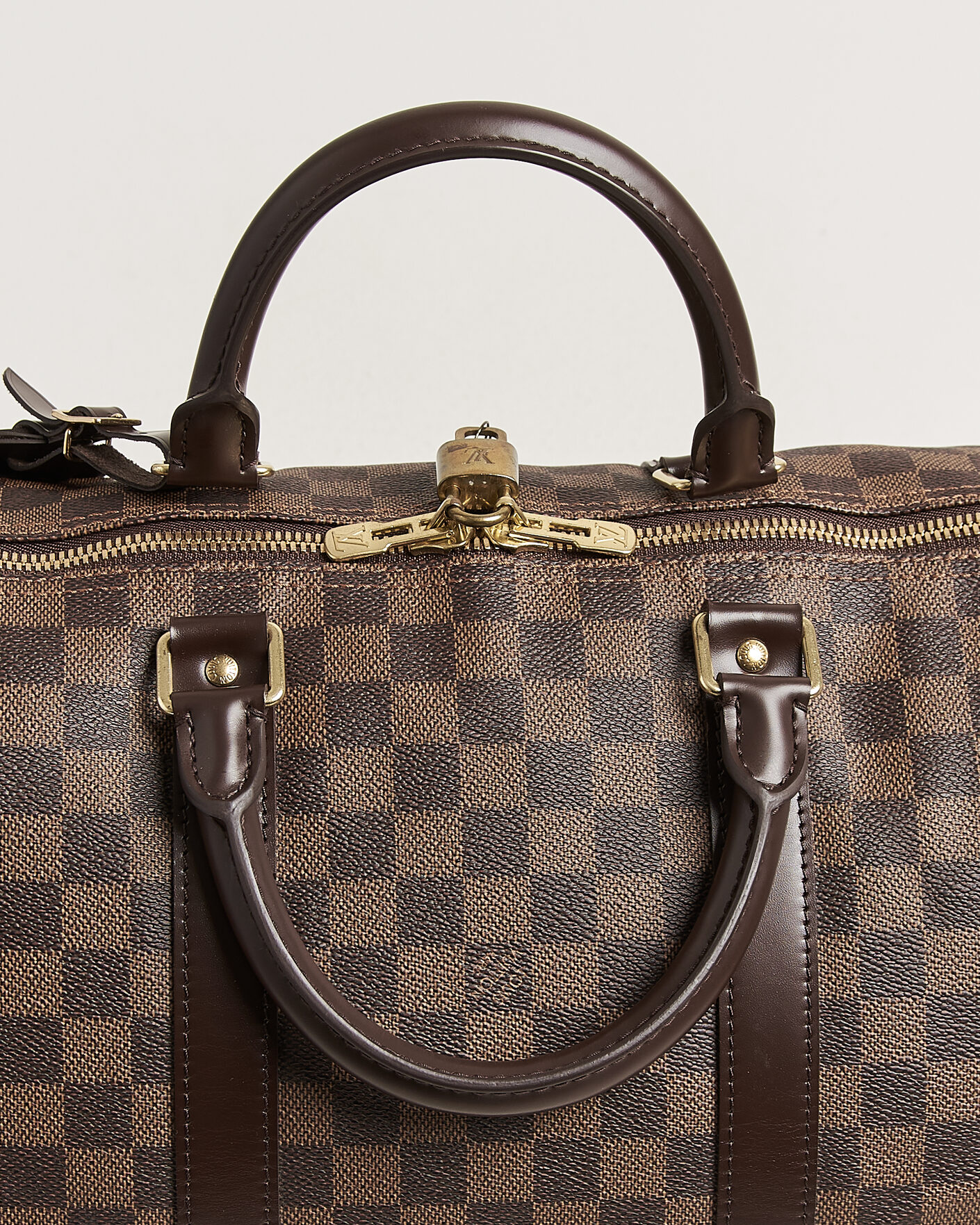 Homme | Pre-Owned & Vintage Bags | Louis Vuitton Pre-Owned | Keepall 50 Damier Ebene
