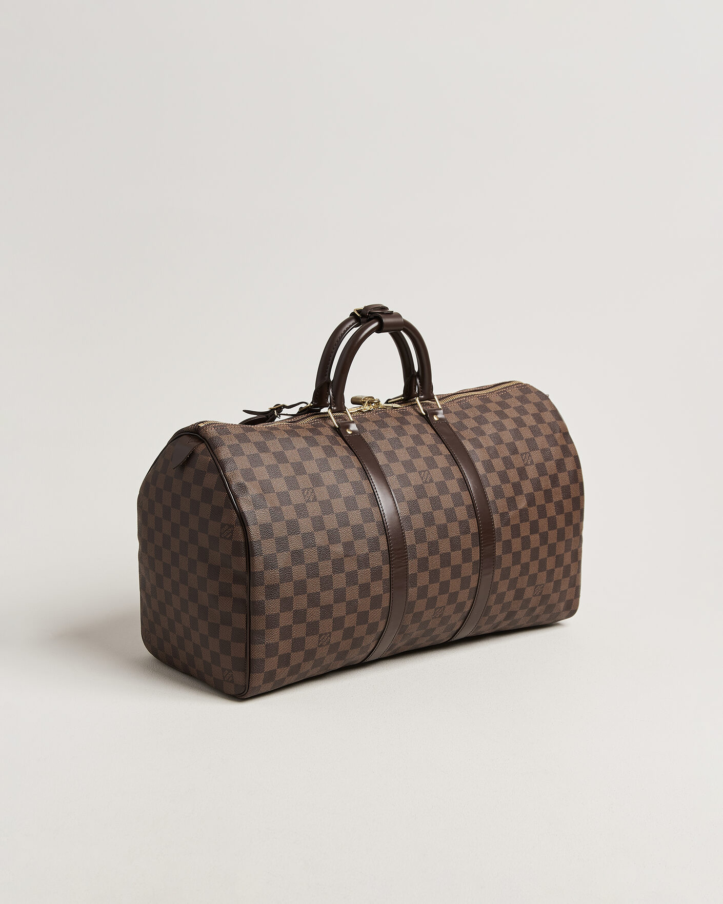 Homme | Pre-Owned & Vintage Bags | Louis Vuitton Pre-Owned | Keepall 50 Damier Ebene