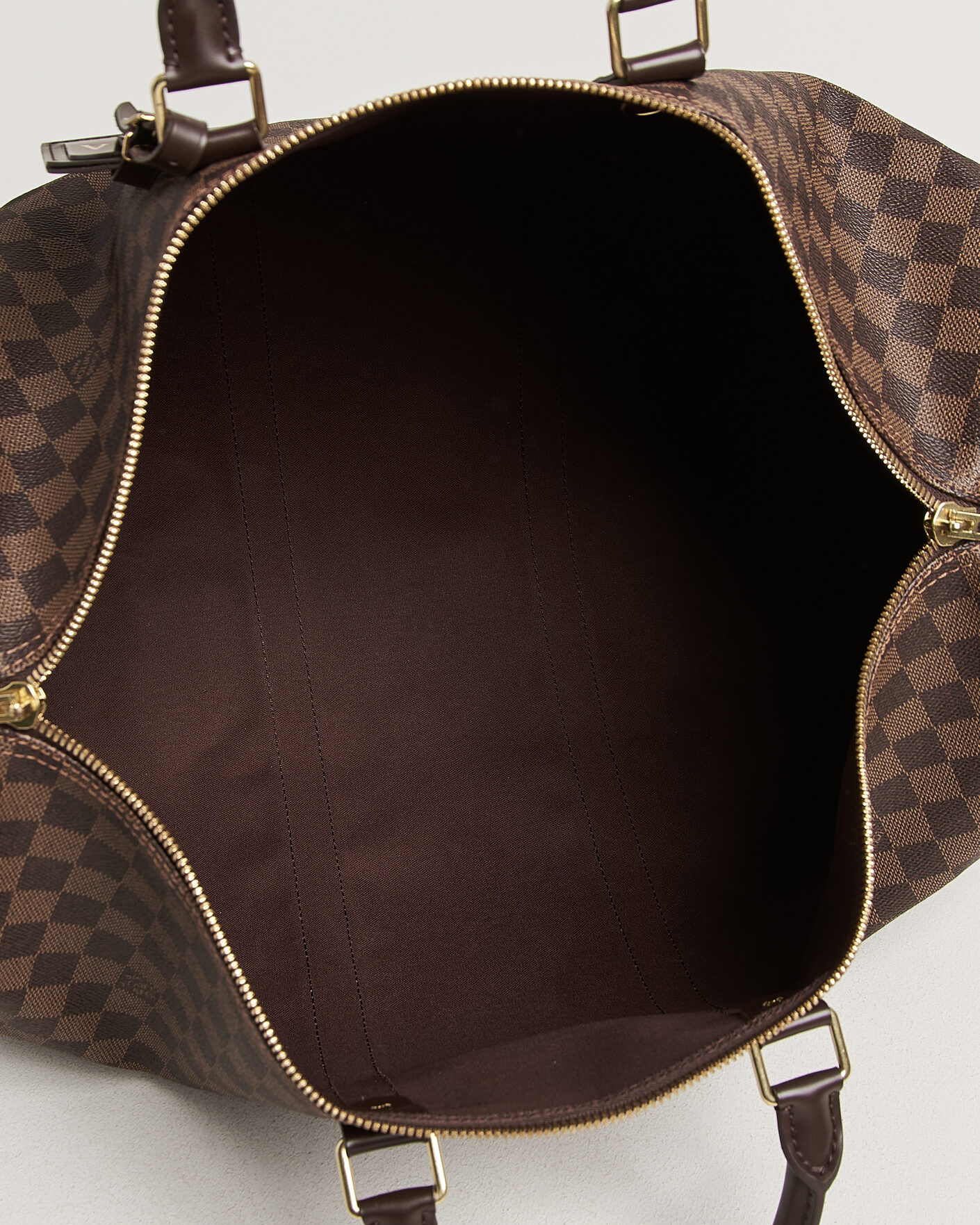 Homme | Pre-Owned & Vintage Bags | Louis Vuitton Pre-Owned | Keepall 50 Damier Ebene