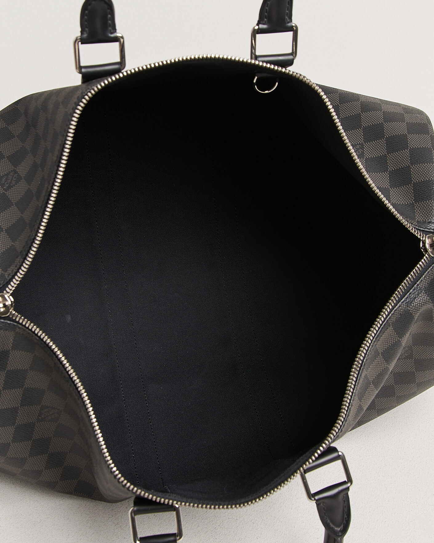 Heren | Pre-Owned & Vintage Bags | Louis Vuitton Pre-Owned | Keepall Bandouliére 45 Damier Graphite