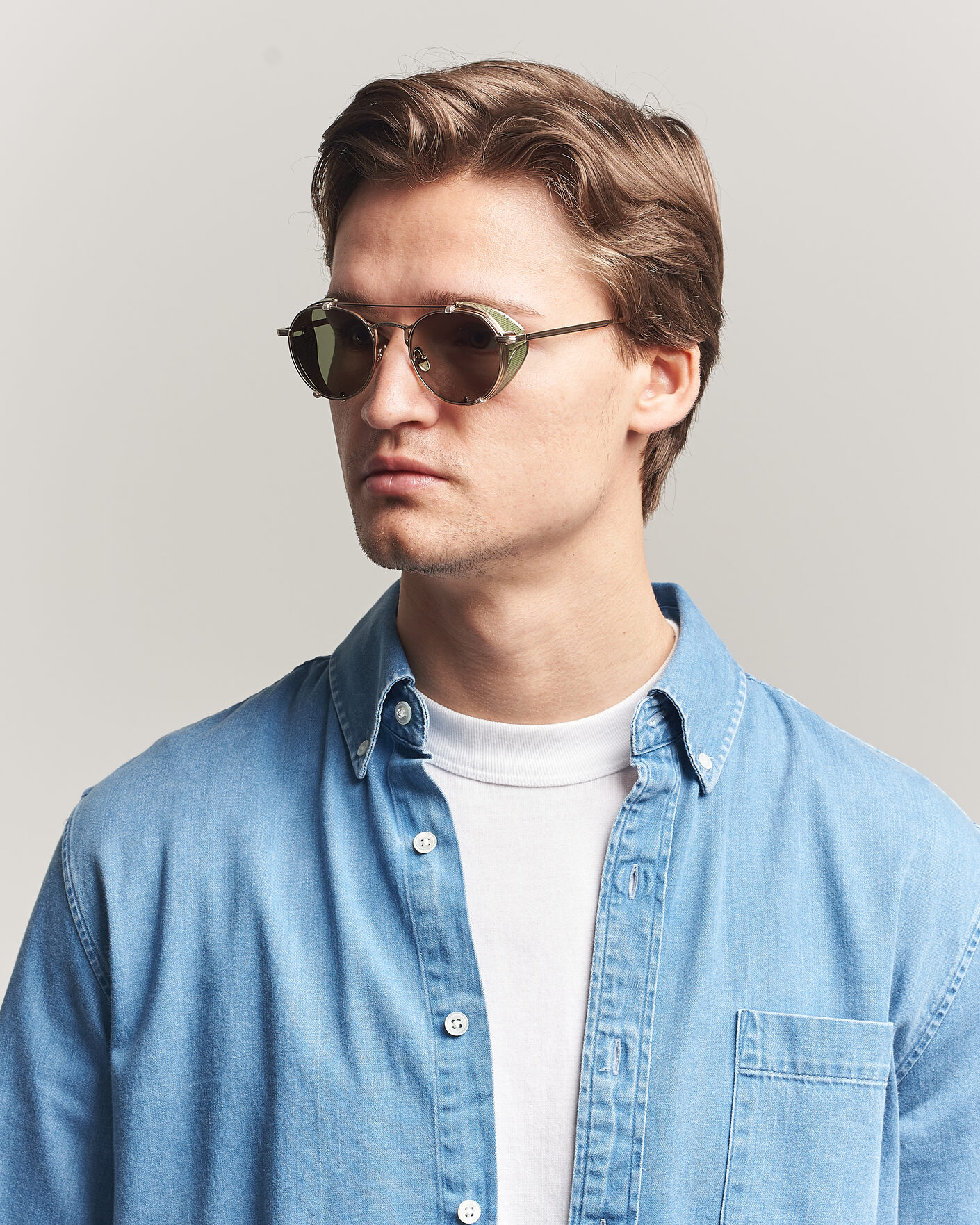 Heren | Zonnebrillen | Garrett Leight | Ocampo Sunglasses Gold