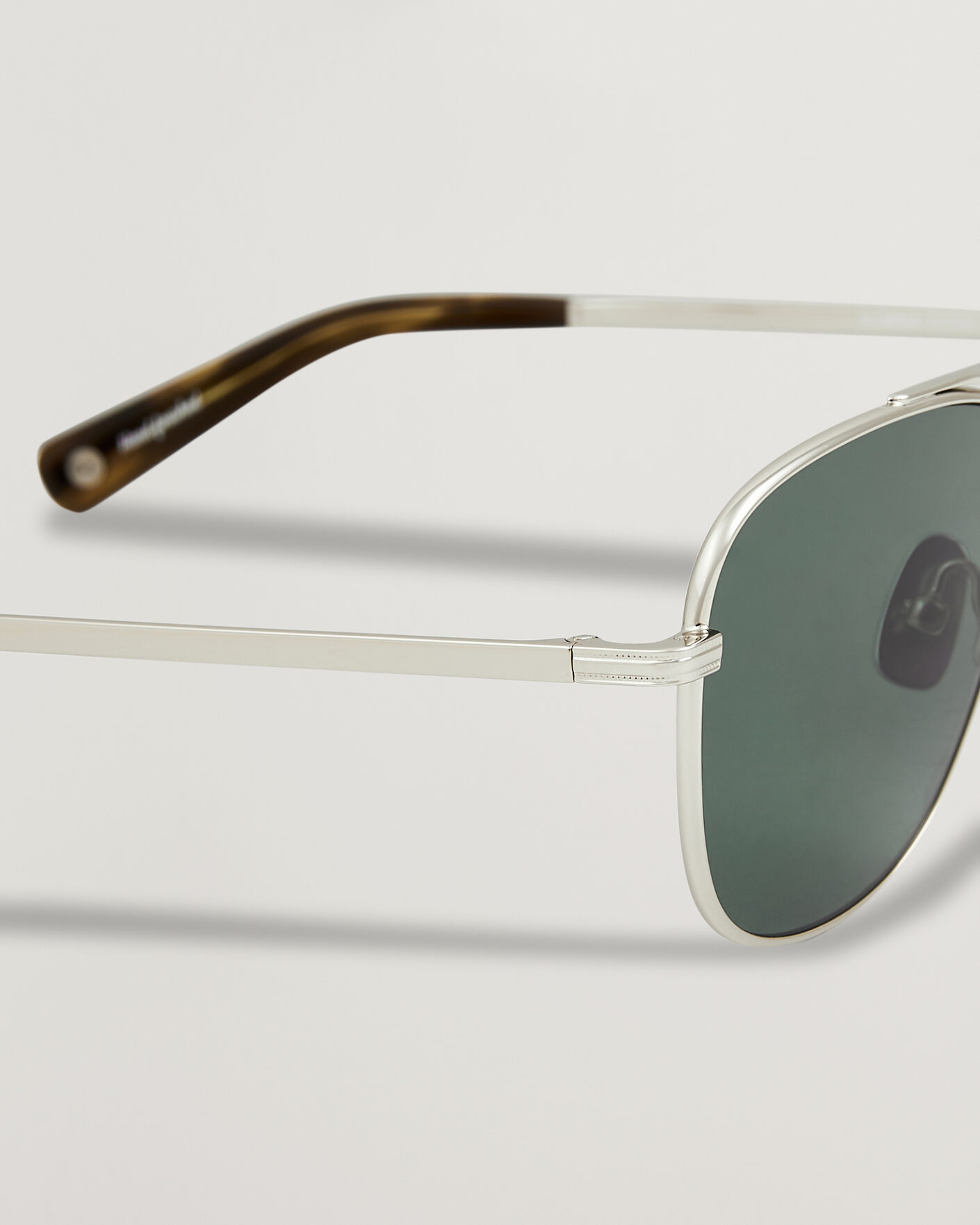 Homme | Lunettes De Soleil | Garrett Leight | El Capitan Sunglasses Silver