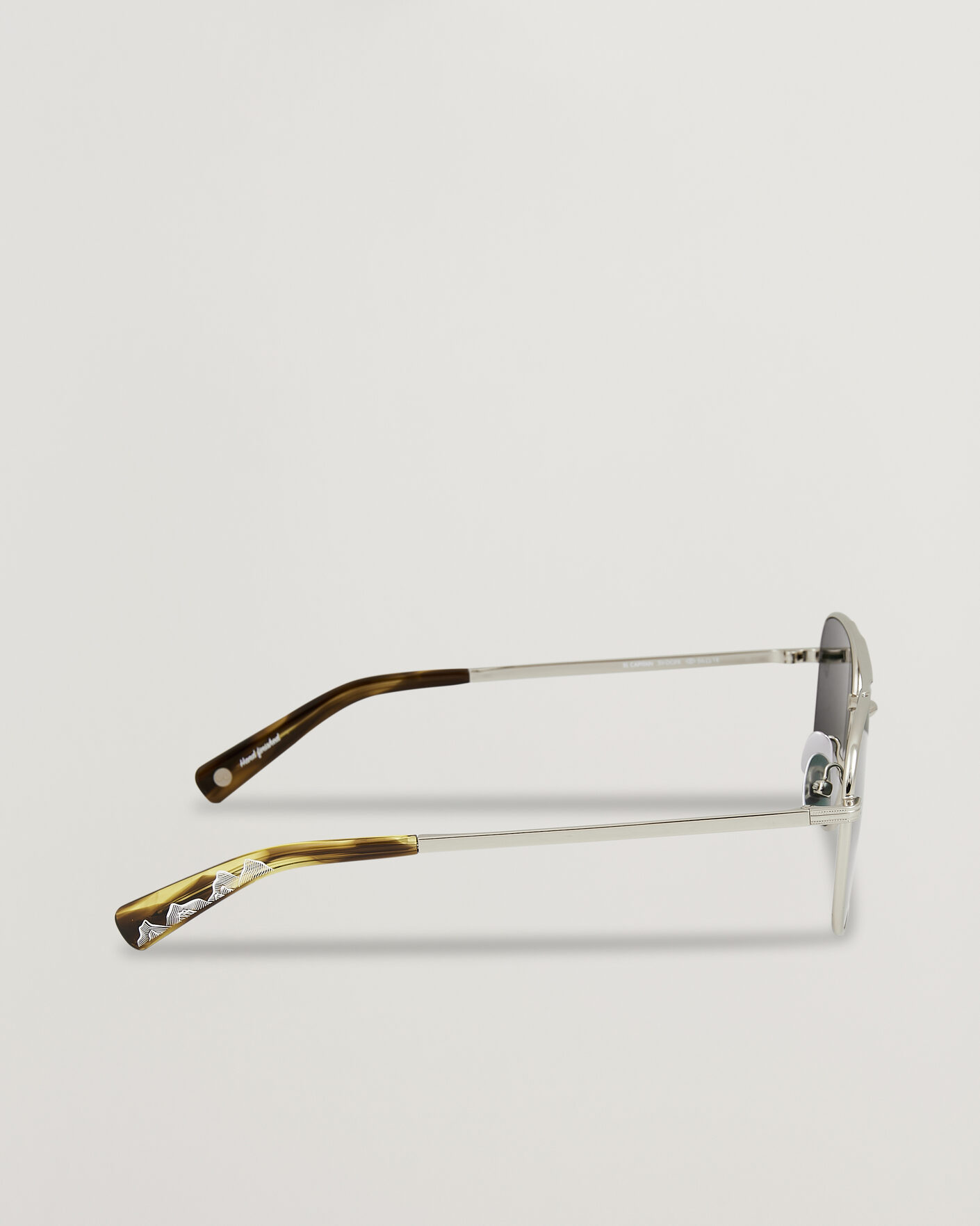 Heren | Zonnebrillen | Garrett Leight | El Capitan Sunglasses Silver
