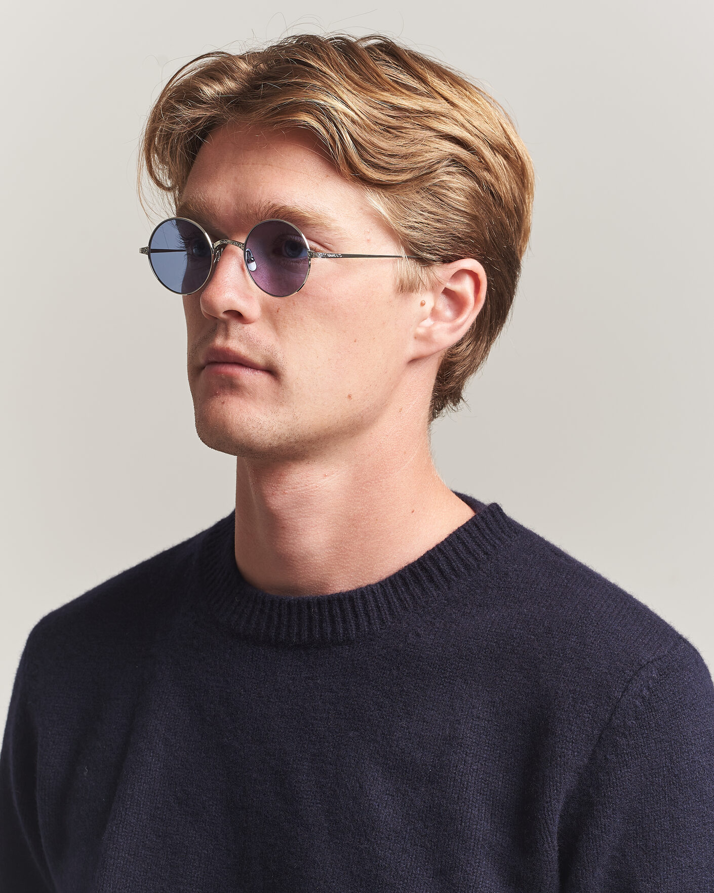 Heren | Zonnebrillen | Garrett Leight | GLCO X Ozzy Sunglasses Platinum