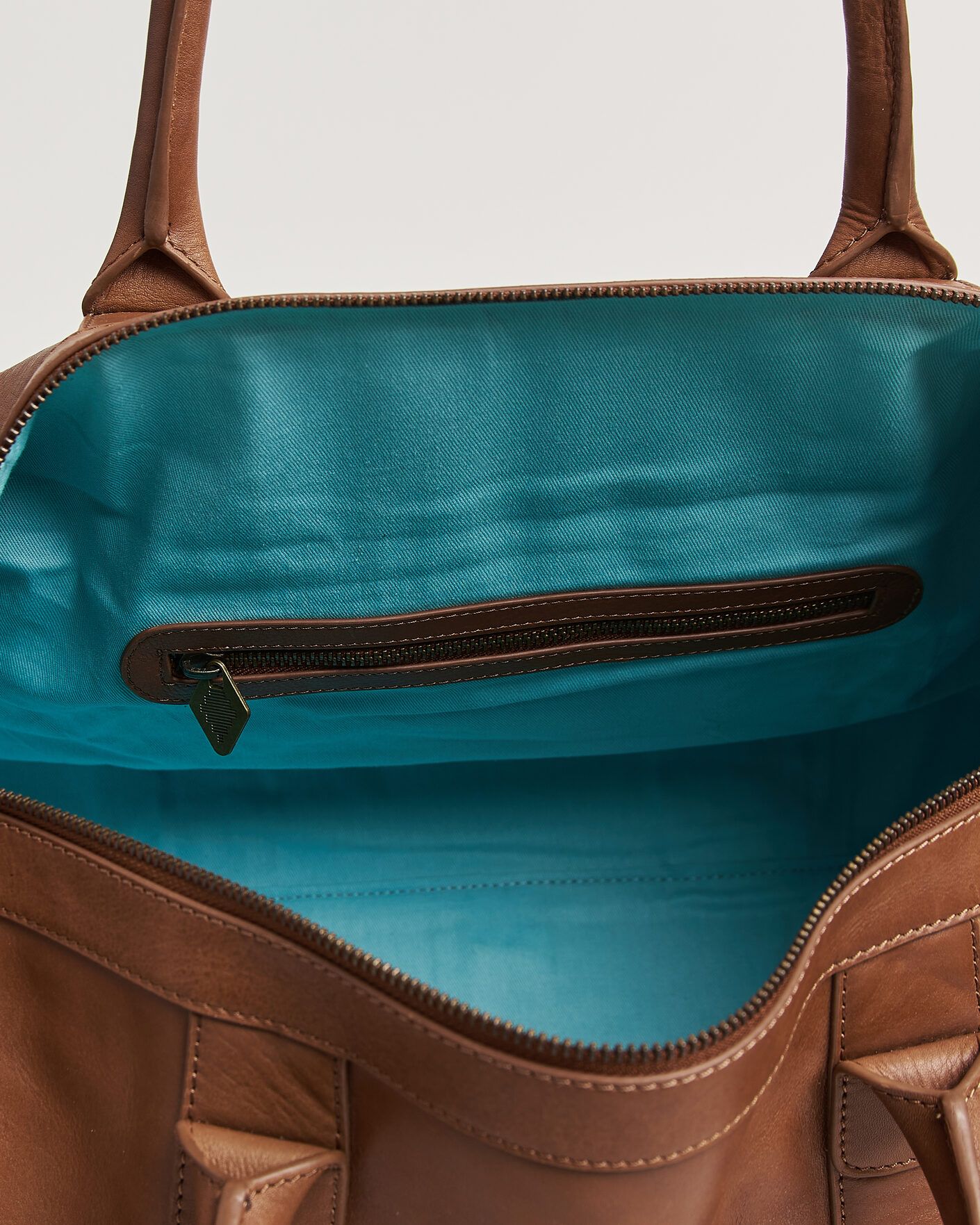 Homme | Sacs | Pampeano | Varon Small Leather Weekend Bag Tan