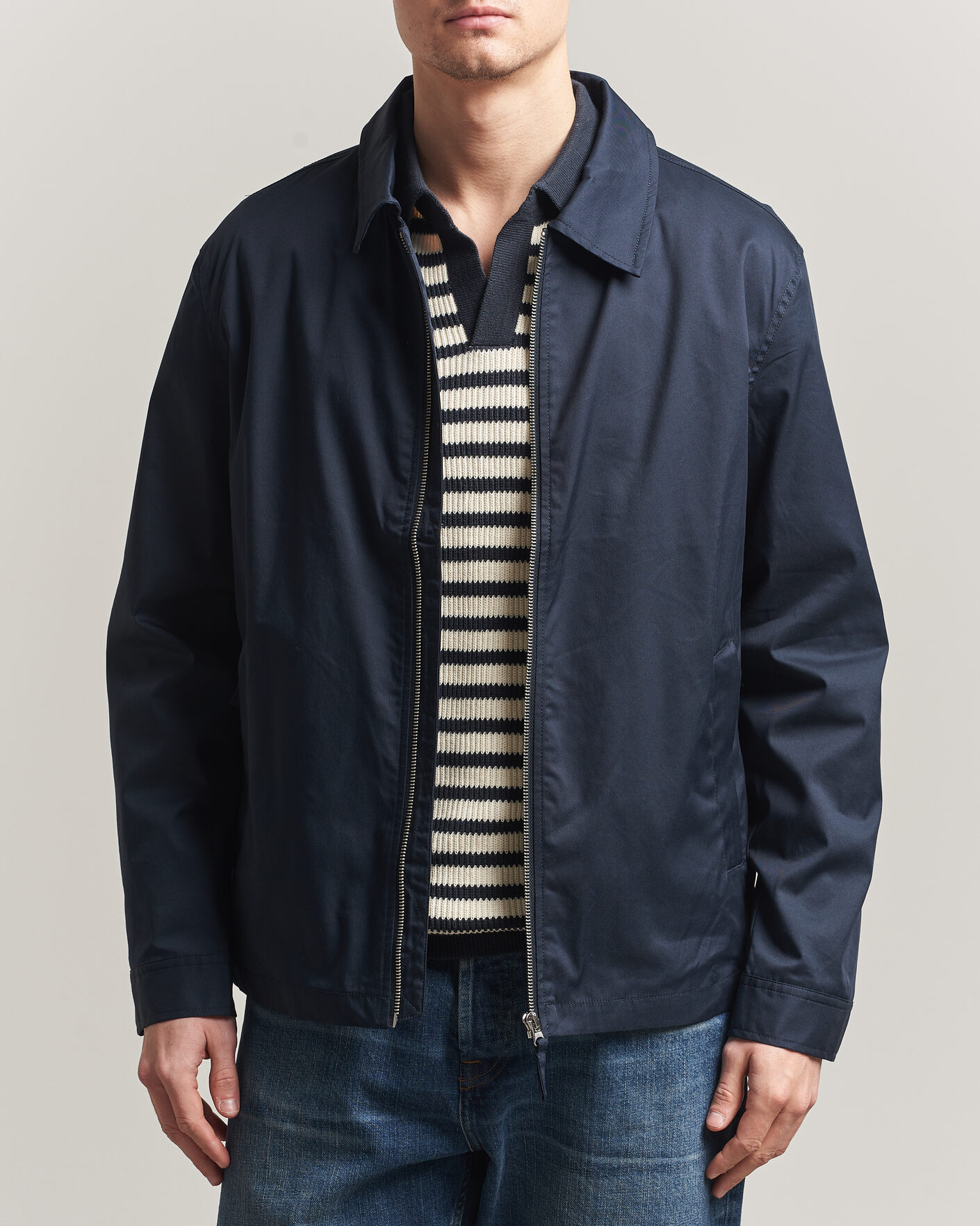 Heren | Jassen | A Day's March | Garland Cotton Jacket Navy