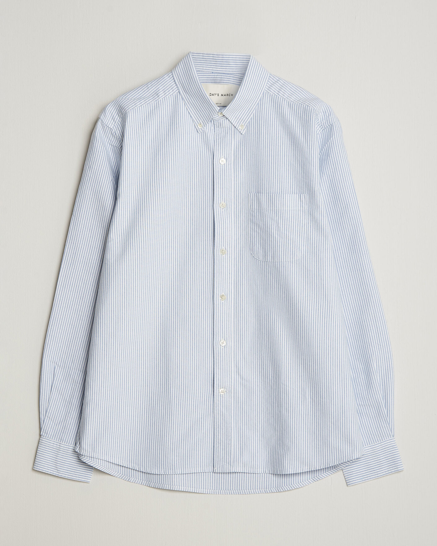 Heren | Overhemden | A Day's March | Original Oxford Shirt Blue/White