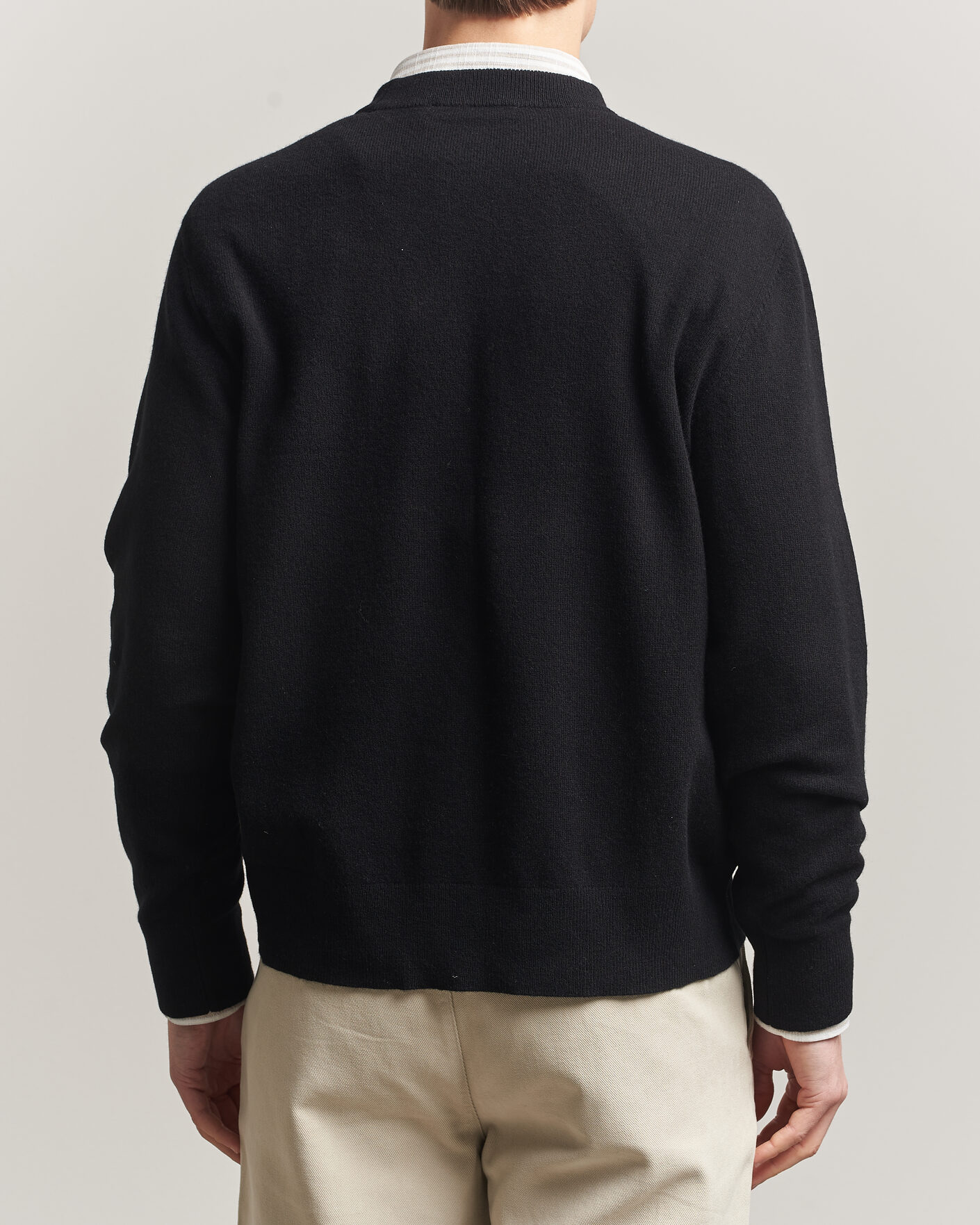 Heren | Truien | A Day's March | Marlow Cashmere Blend Sweater Black