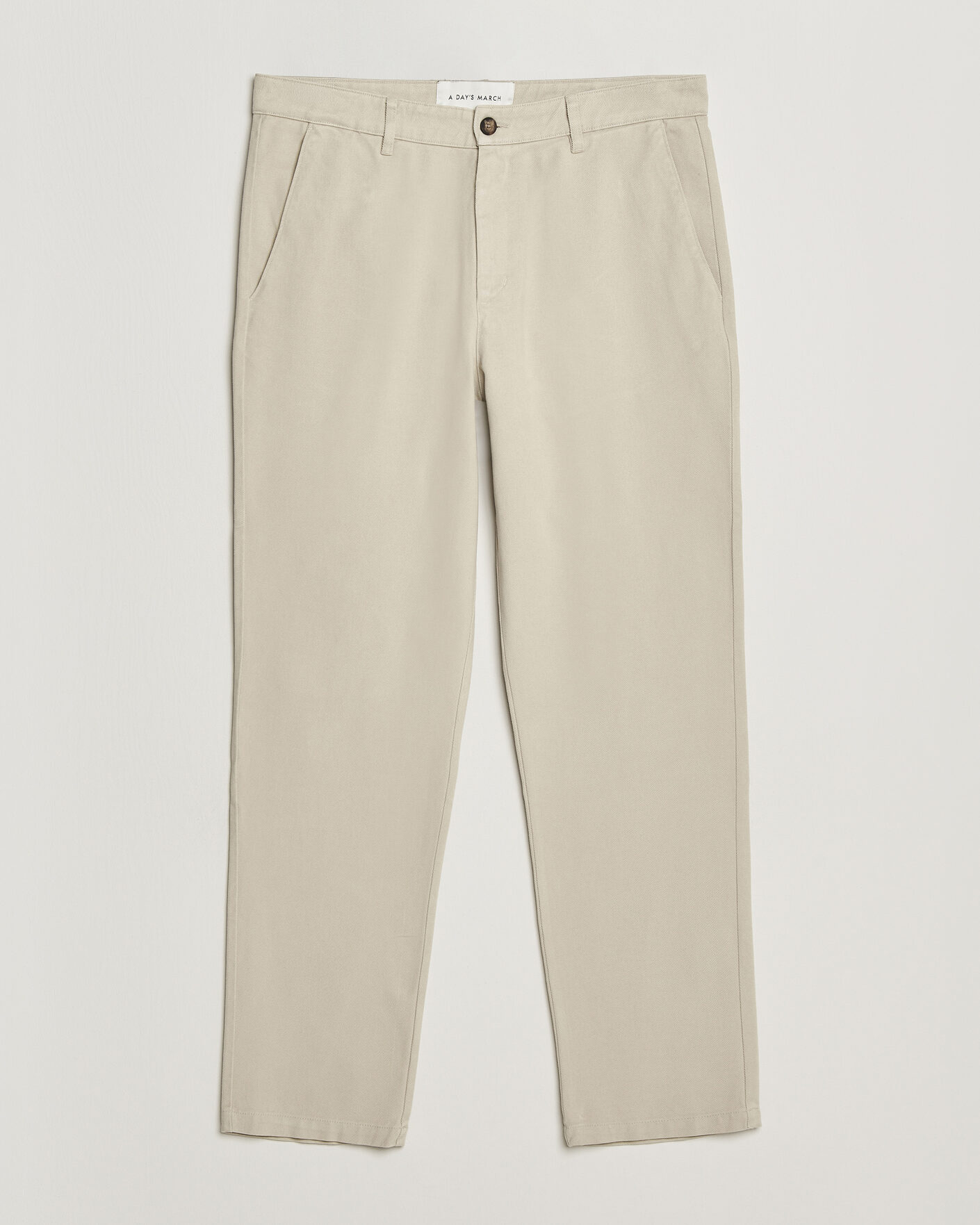 Homme | Pantalons | A Day's March | Miller Cotton Lyocell Trousers Light Khaki