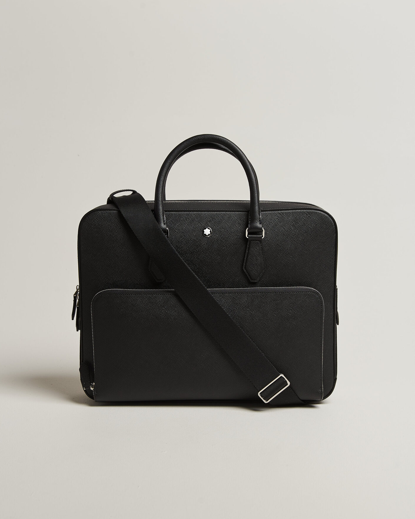 Homme | Sacs | Montblanc | Medium Sartorial Leather Briefcase with Pocket Black