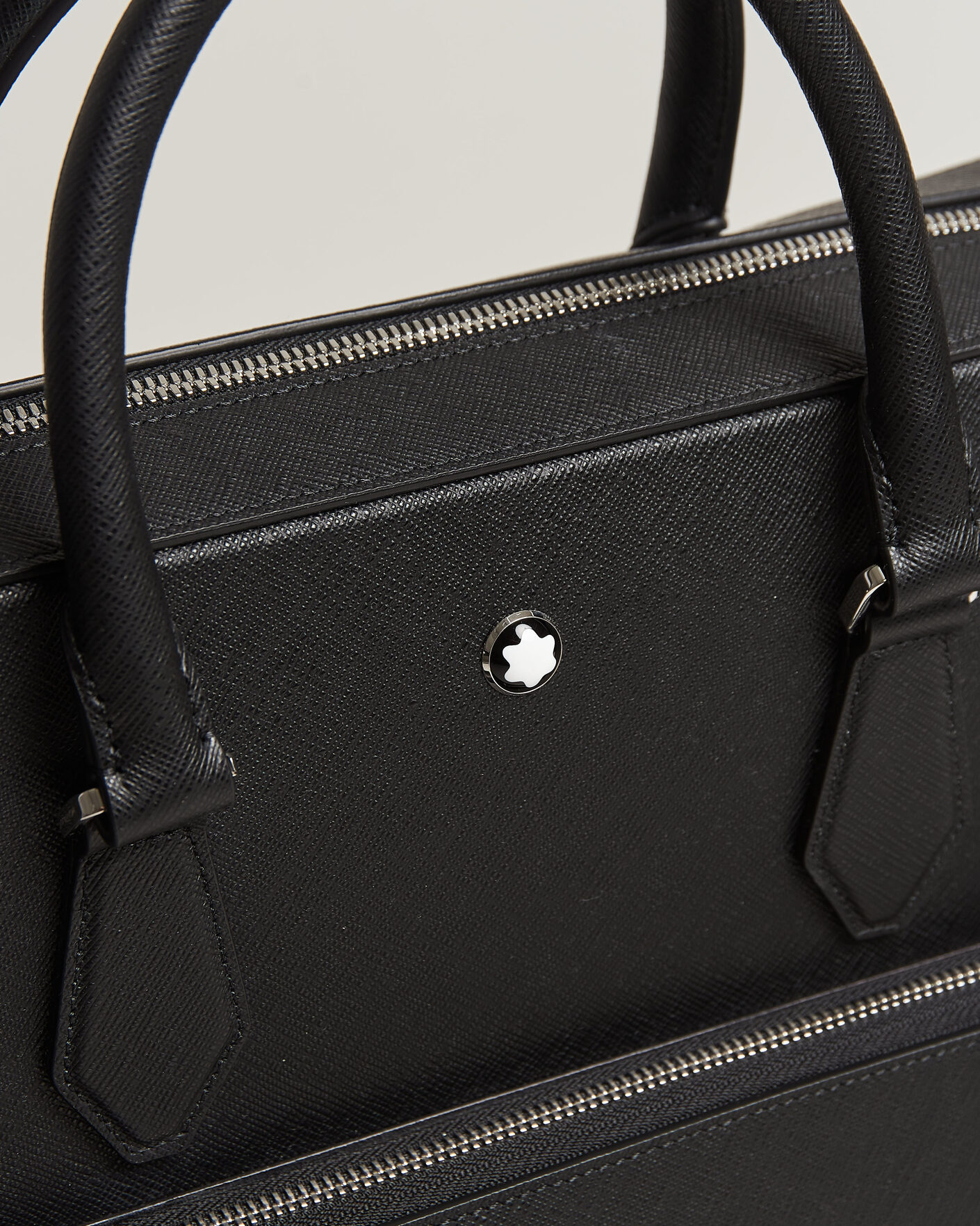 Homme | Sacs | Montblanc | Medium Sartorial Leather Briefcase with Pocket Black