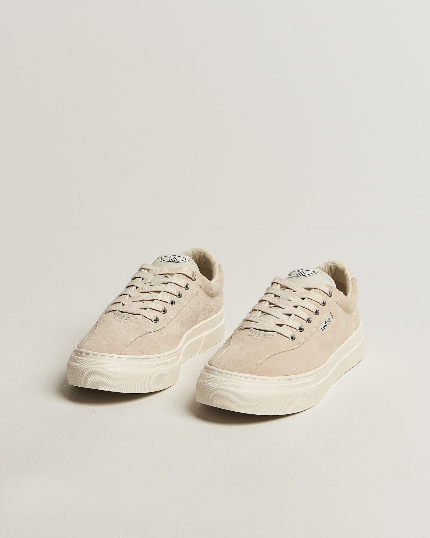 Heren | Sneakers | Stepney Workers Club | Dellow 02 Cupsole Suede Sneaker Oat