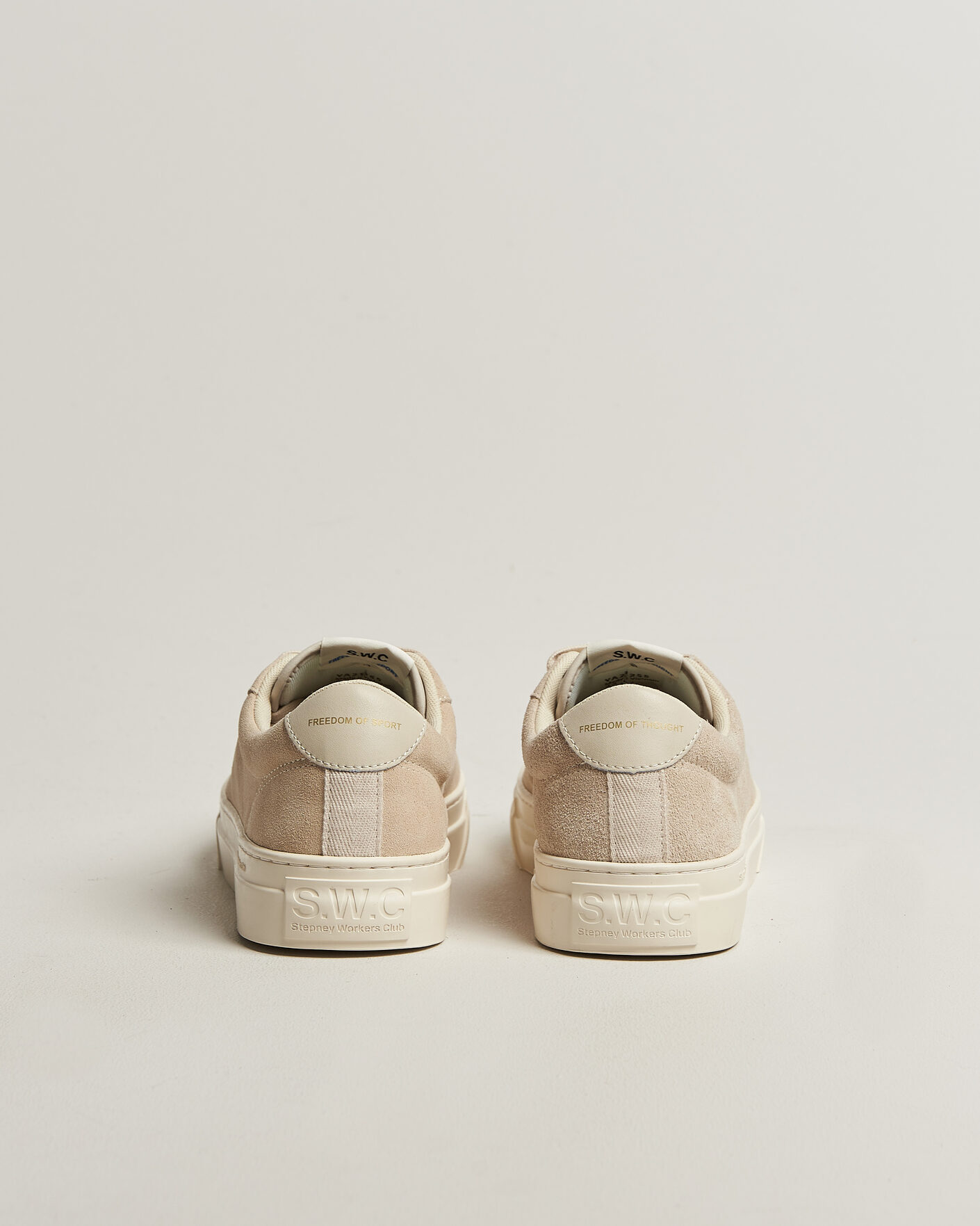 Heren | Sneakers | Stepney Workers Club | Dellow 02 Cupsole Suede Sneaker Oat