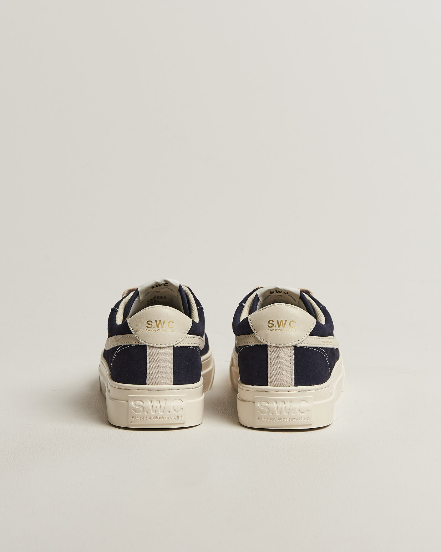 Heren | Sneakers | Stepney Workers Club | Dellow S-Strike Cupsole Suede Sneaker Navy