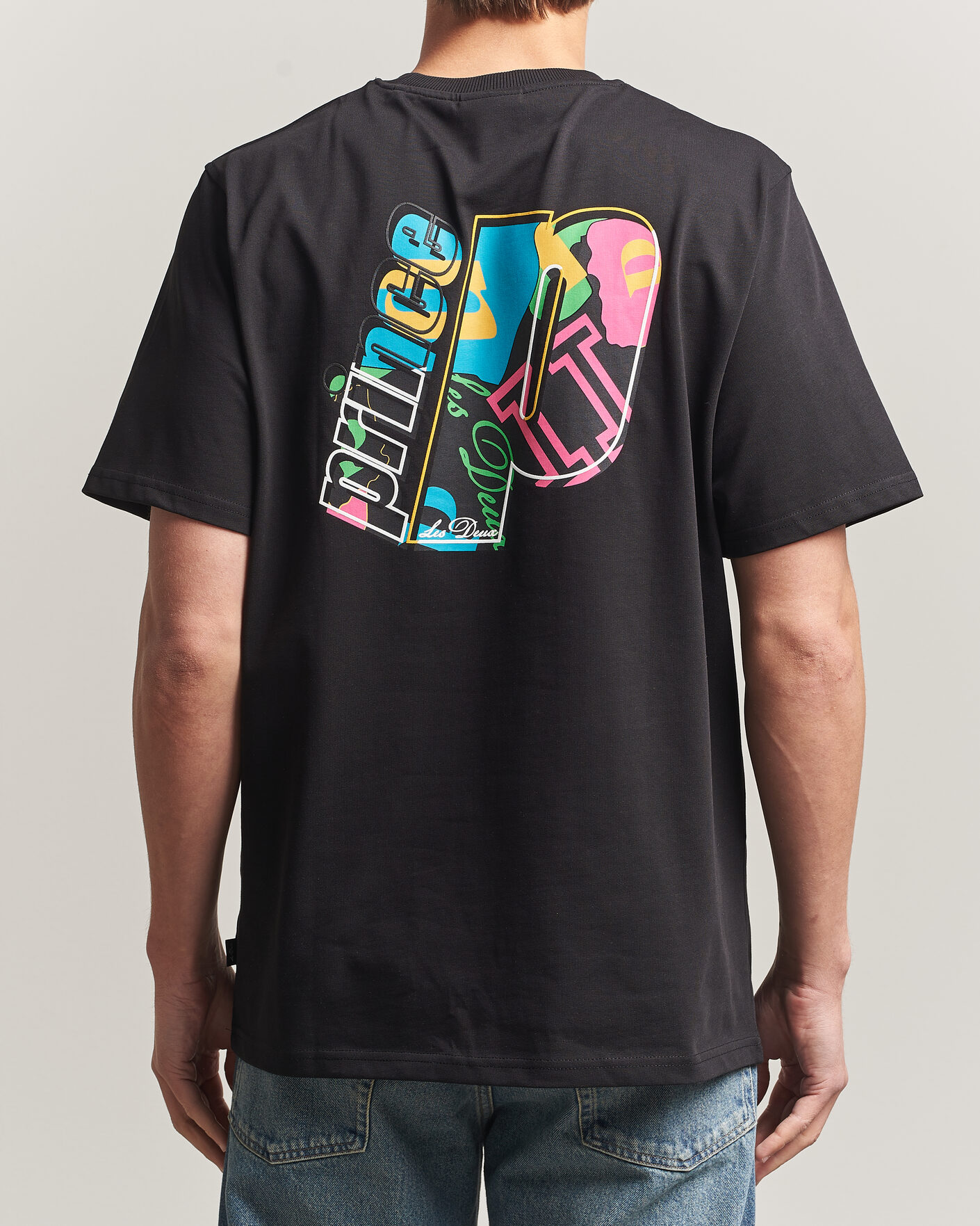 Homme | T-shirts | LES DEUX | Prince P T-Shirt Black