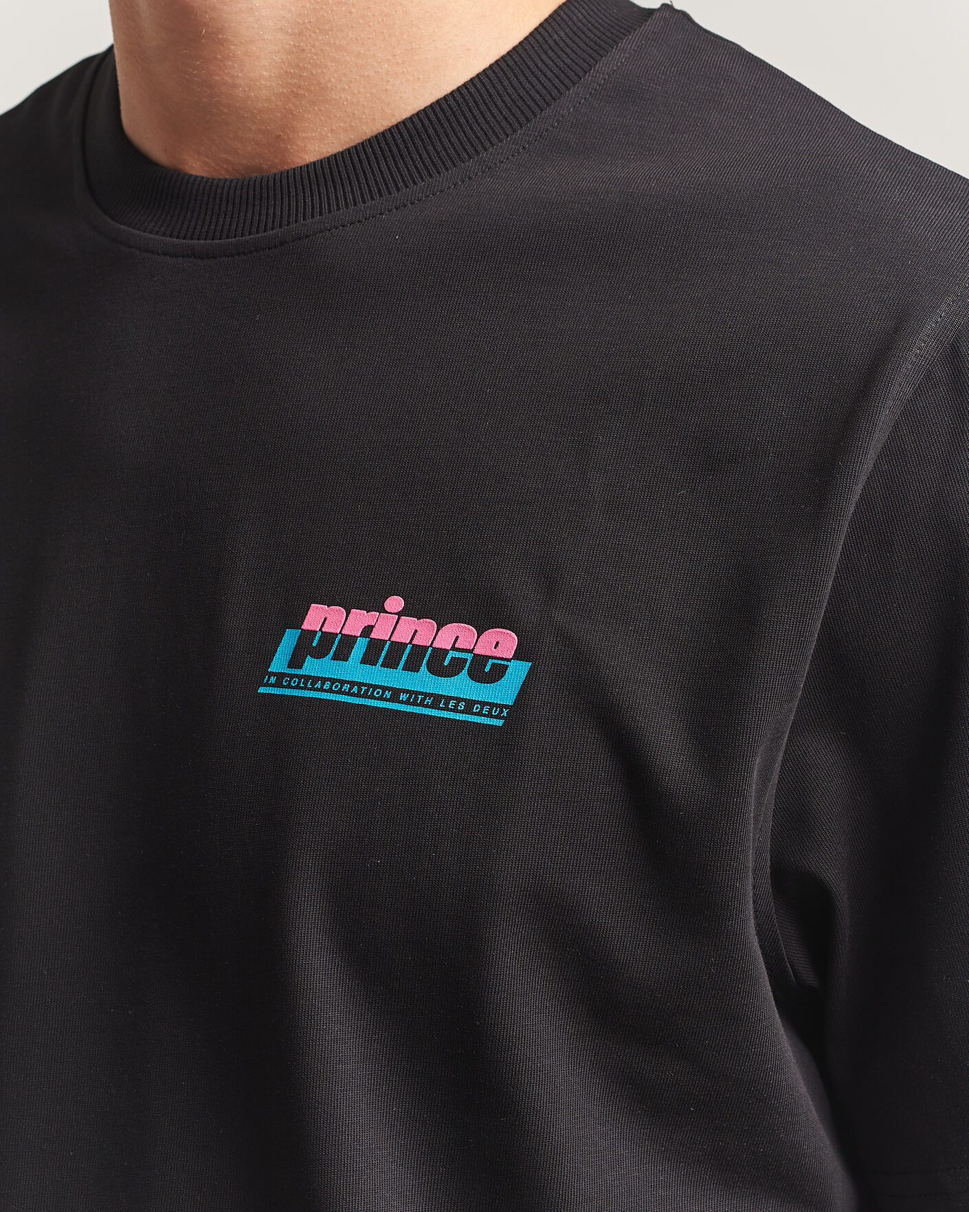Homme | T-shirts | LES DEUX | Prince P T-Shirt Black