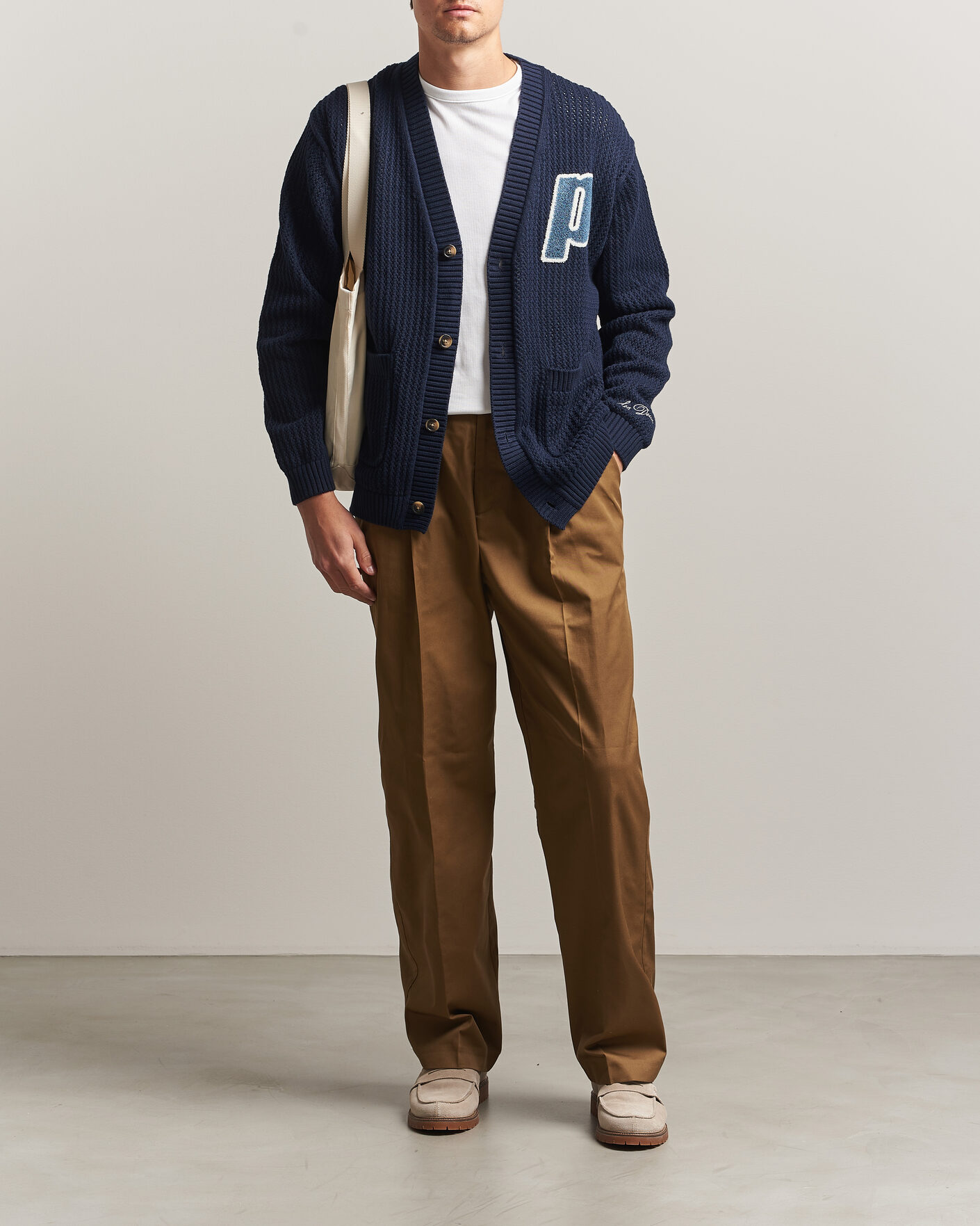 Homme | Pulls Et Tricots | LES DEUX | Prince Lace Knitted Cardigan Dark Navy