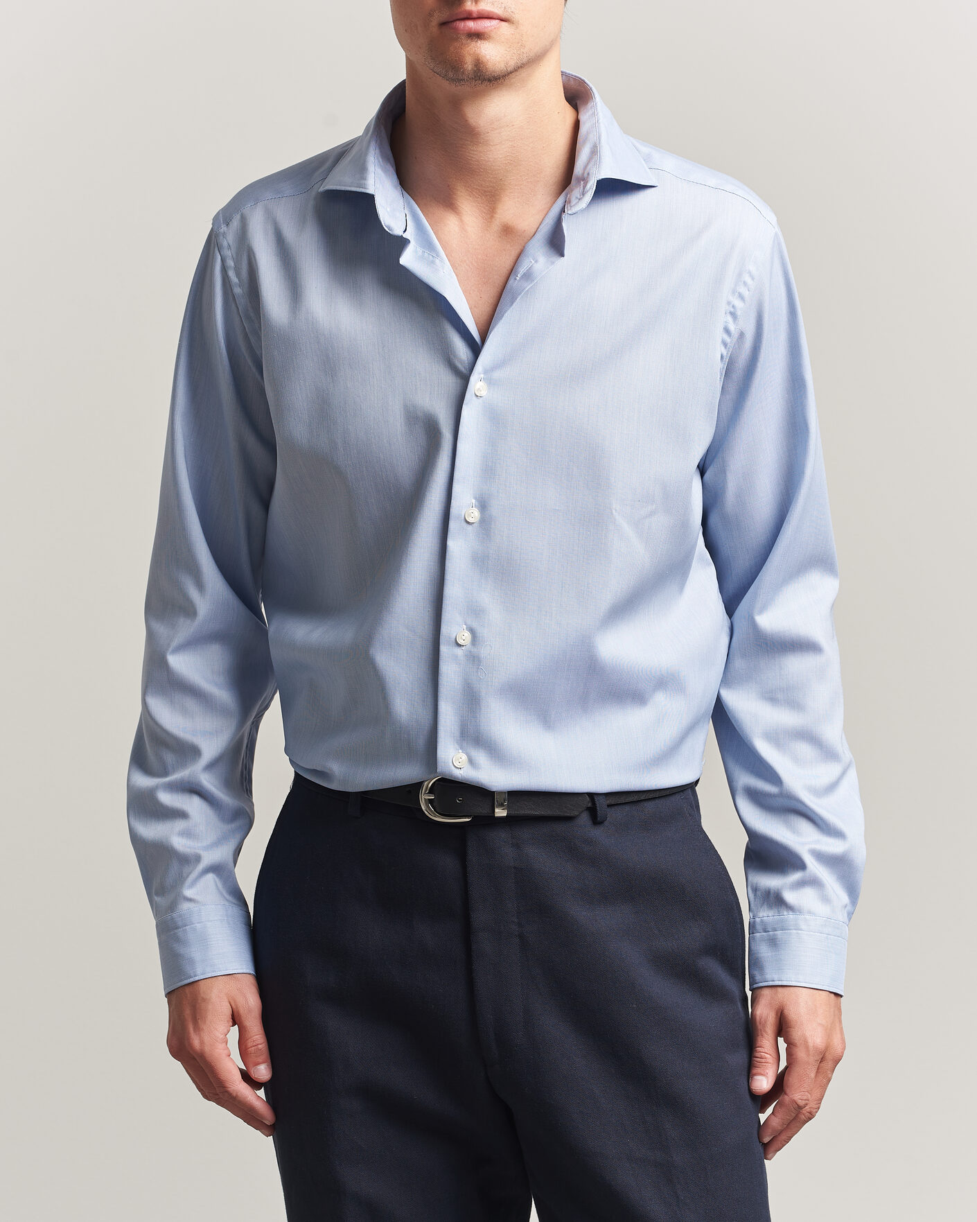 Homme | Chemises | Eton | Casual Fit Signature Oxford Shirt Light Blue