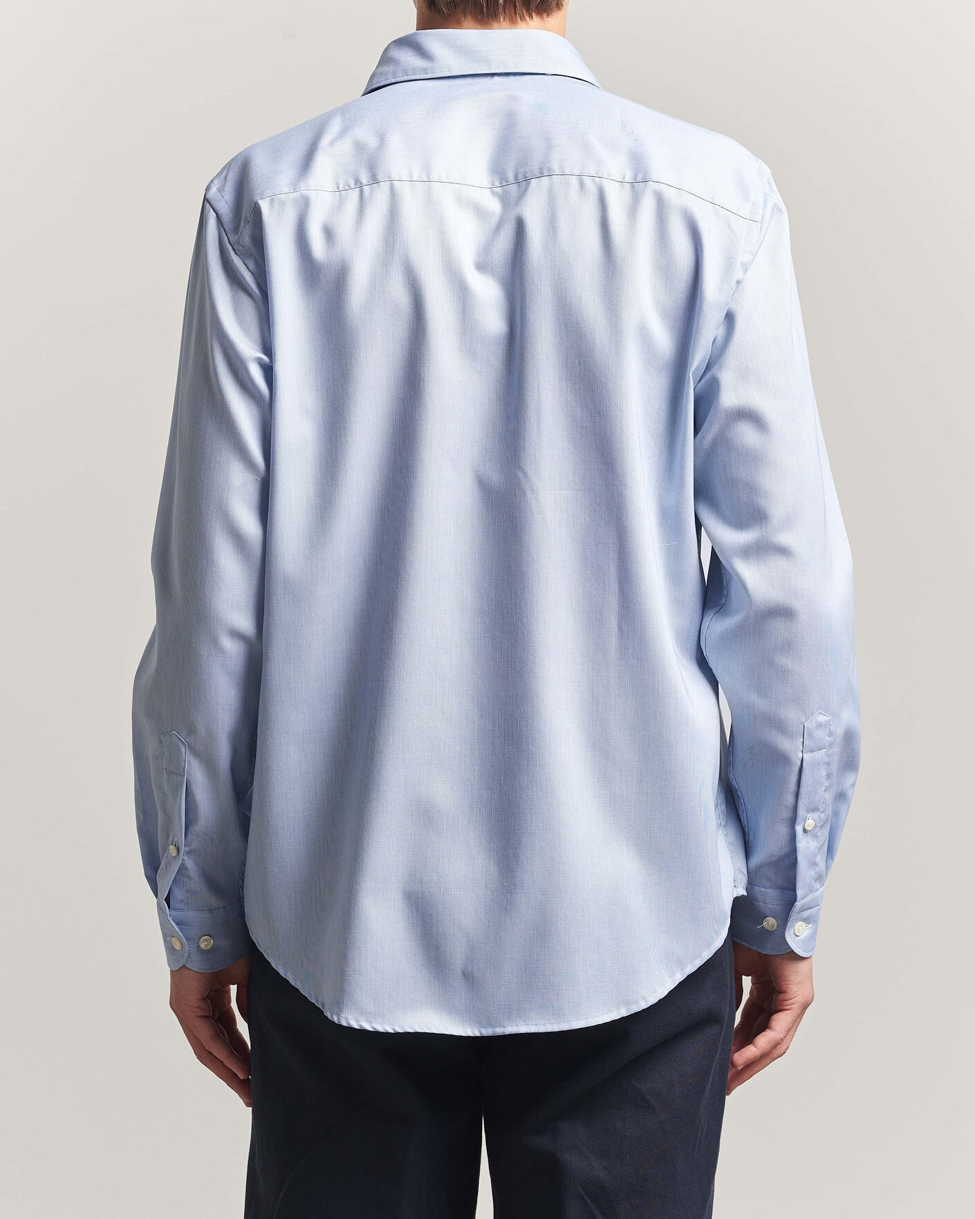 Heren | Overhemden | Eton | Casual Fit Signature Oxford Shirt Light Blue