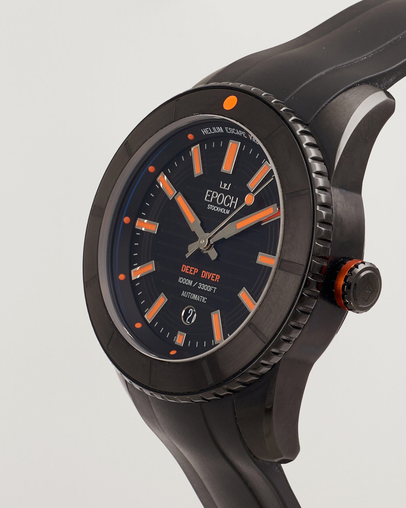 Homme | Pre-Owned & Vintage Watches | Epoch Pre-Owned | Deep Diver DLC Orange LE 