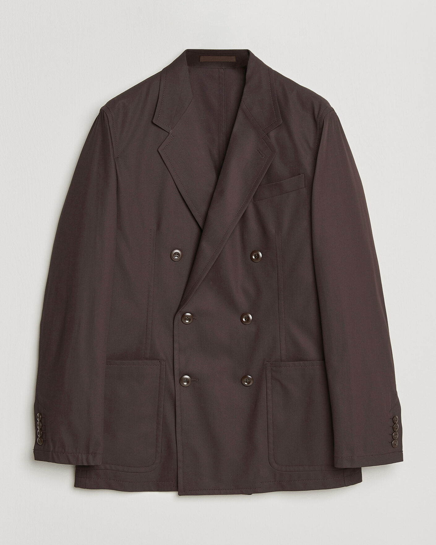  |  | Filippa K | Reese Cotton Double Breasted Blazer Dark Chocolate
