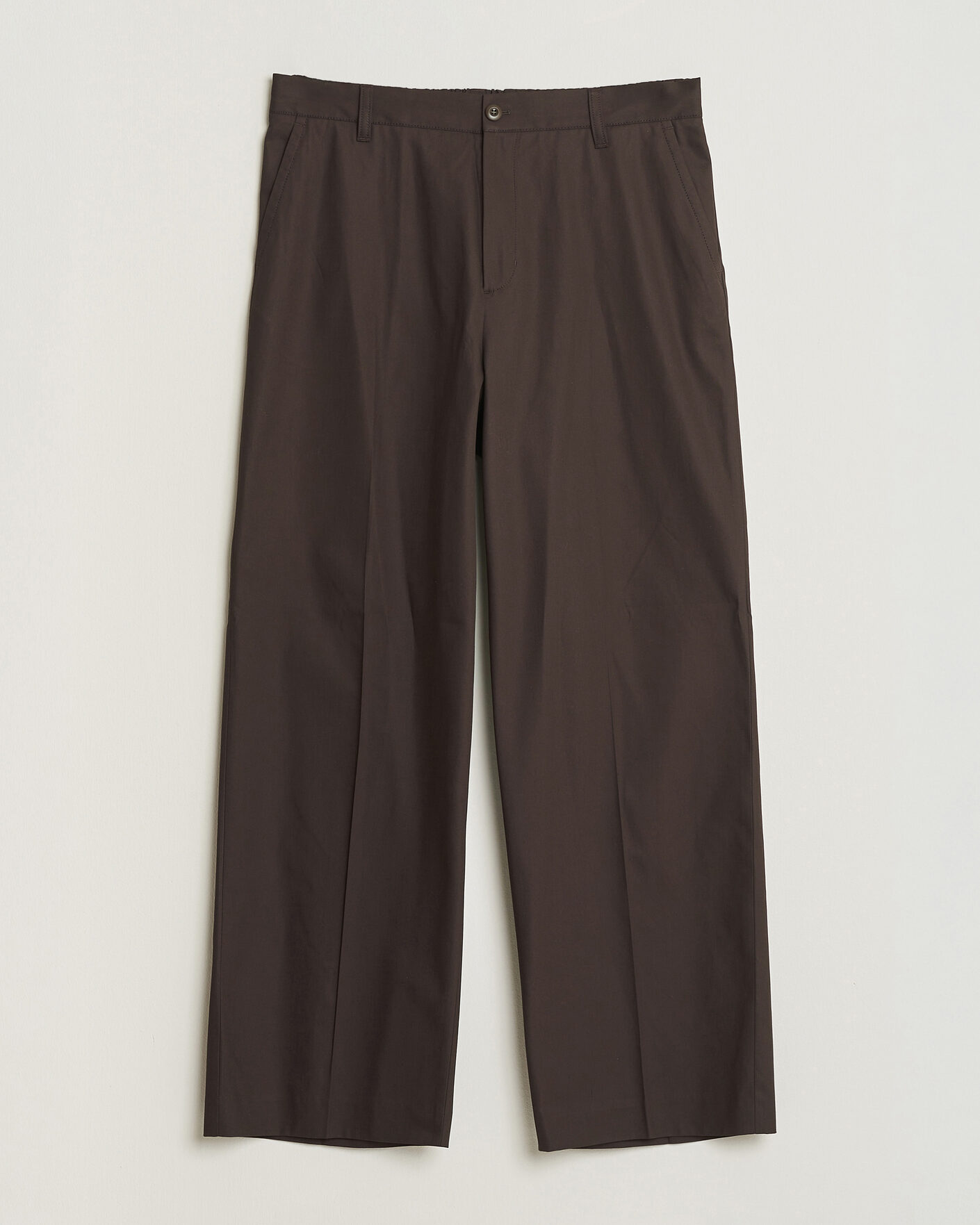 Heren | Broeken | Filippa K | Reeve Cotton Trousers Dark Chocolate