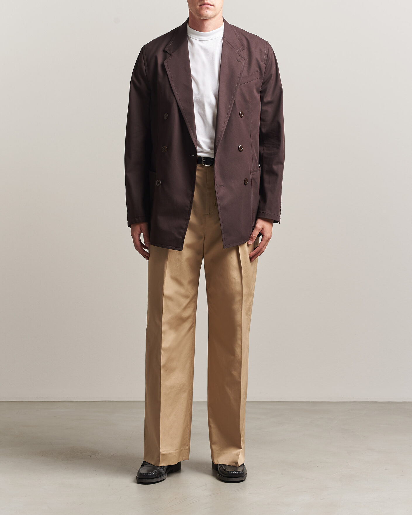 Heren | Broeken | Filippa K | Milo Cotton Trousers Canvas Beige