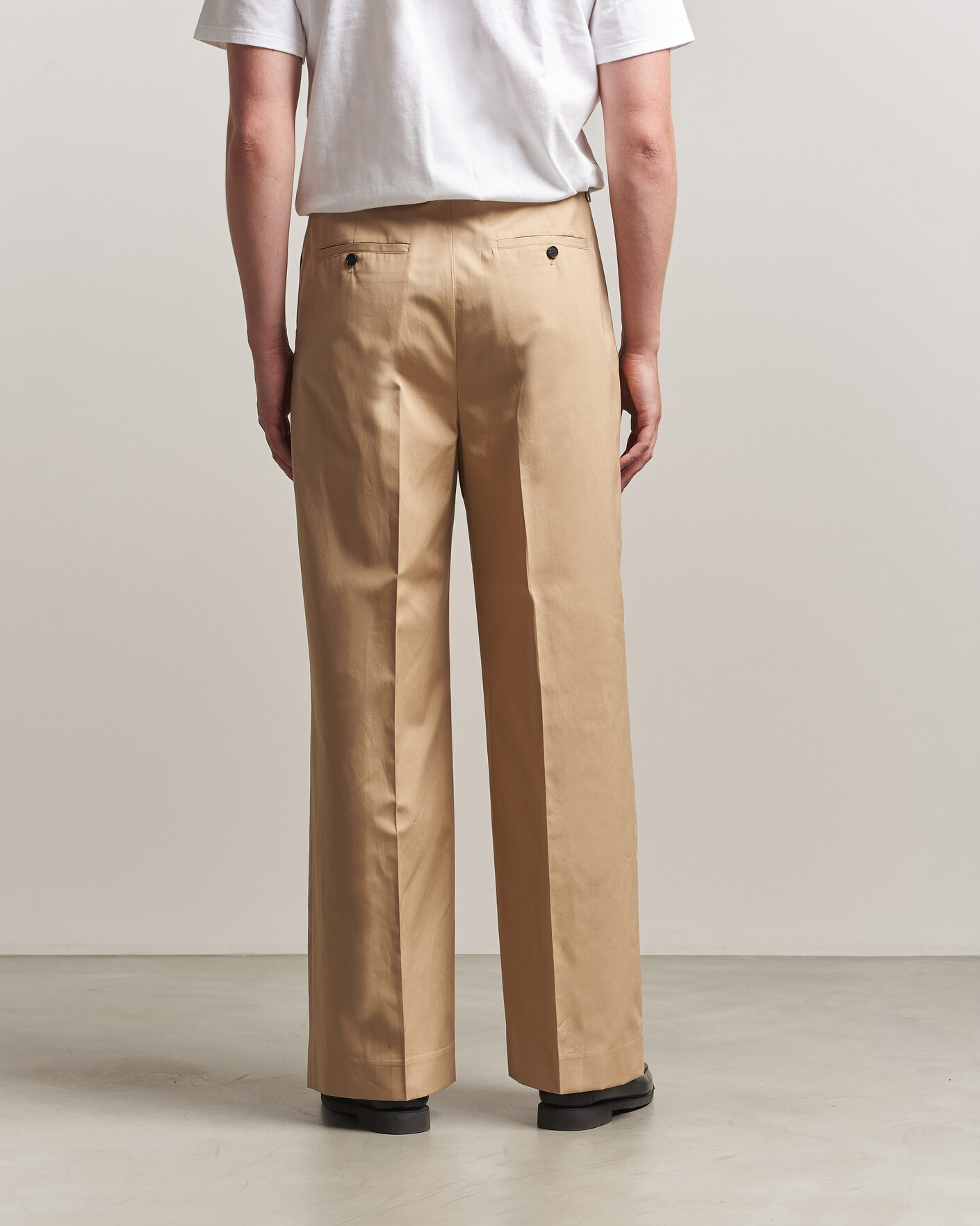 Heren | Broeken | Filippa K | Milo Cotton Trousers Canvas Beige