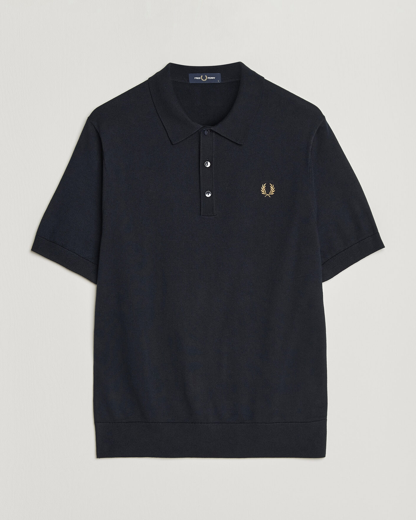 Heren | Polo's | Fred Perry | Cotton Knitted Polo Navy