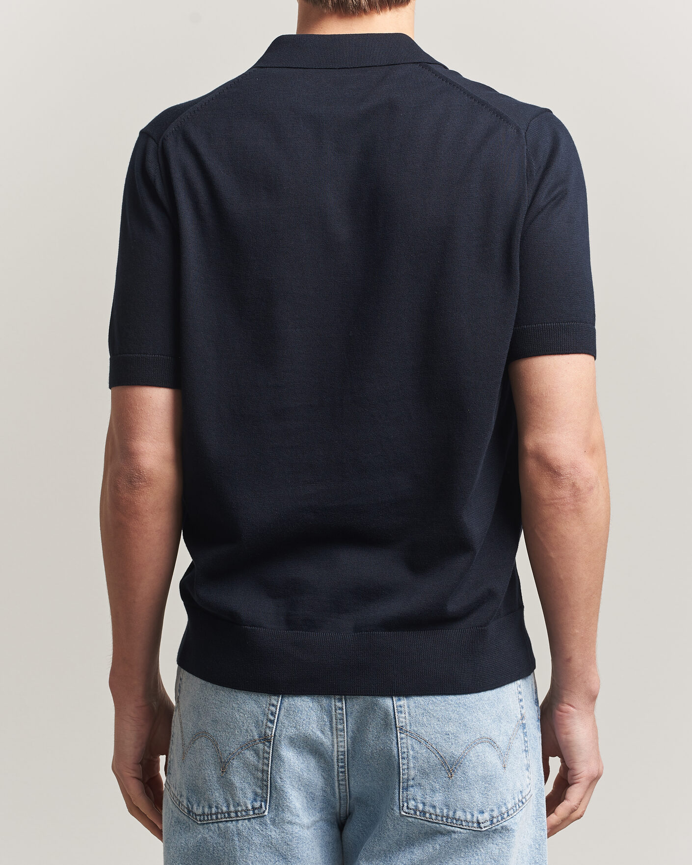 Heren | Polo's | Fred Perry | Cotton Knitted Polo Navy