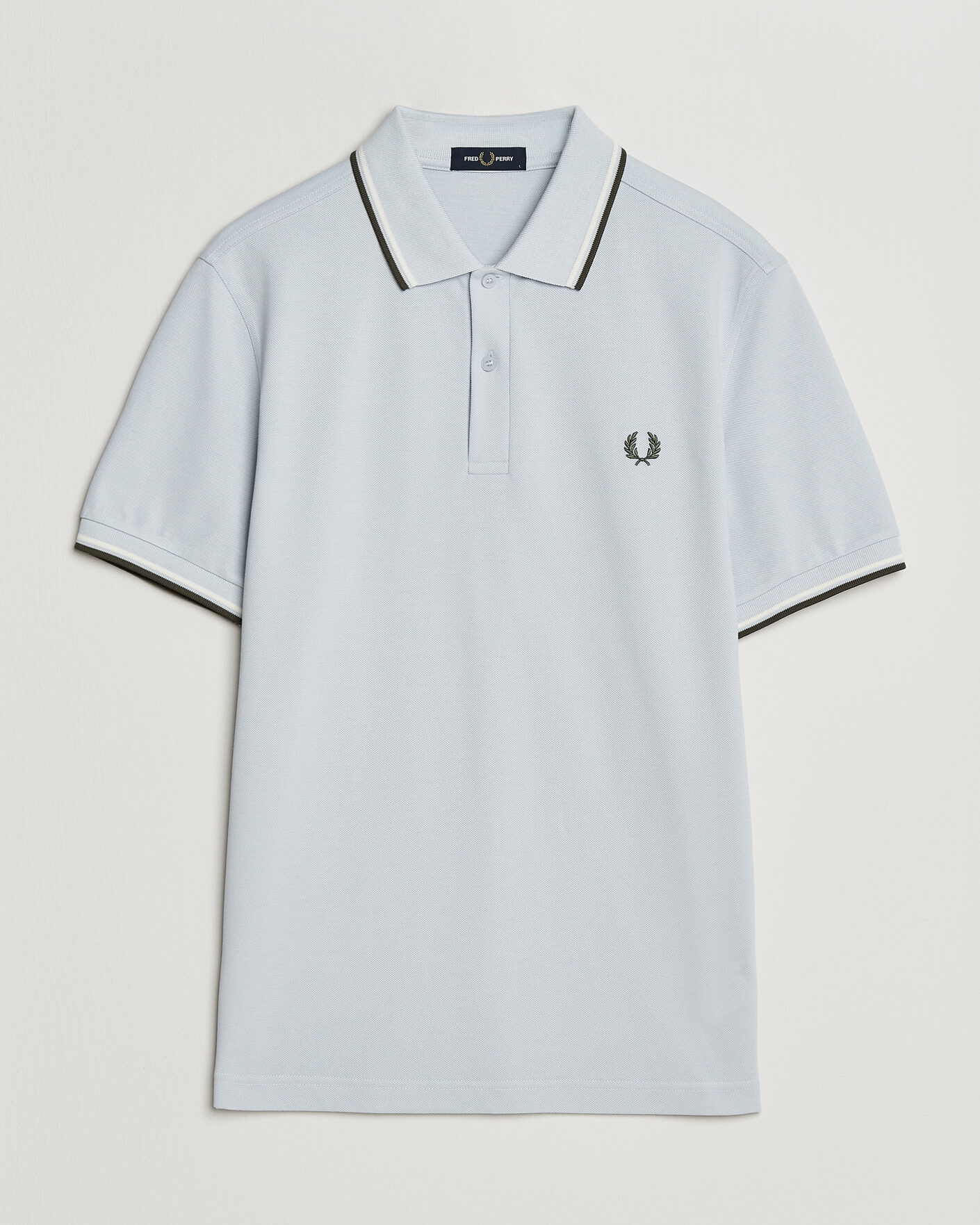 Homme | Polos | Fred Perry | Twin Tipped Polo Shirt Dusky Blue