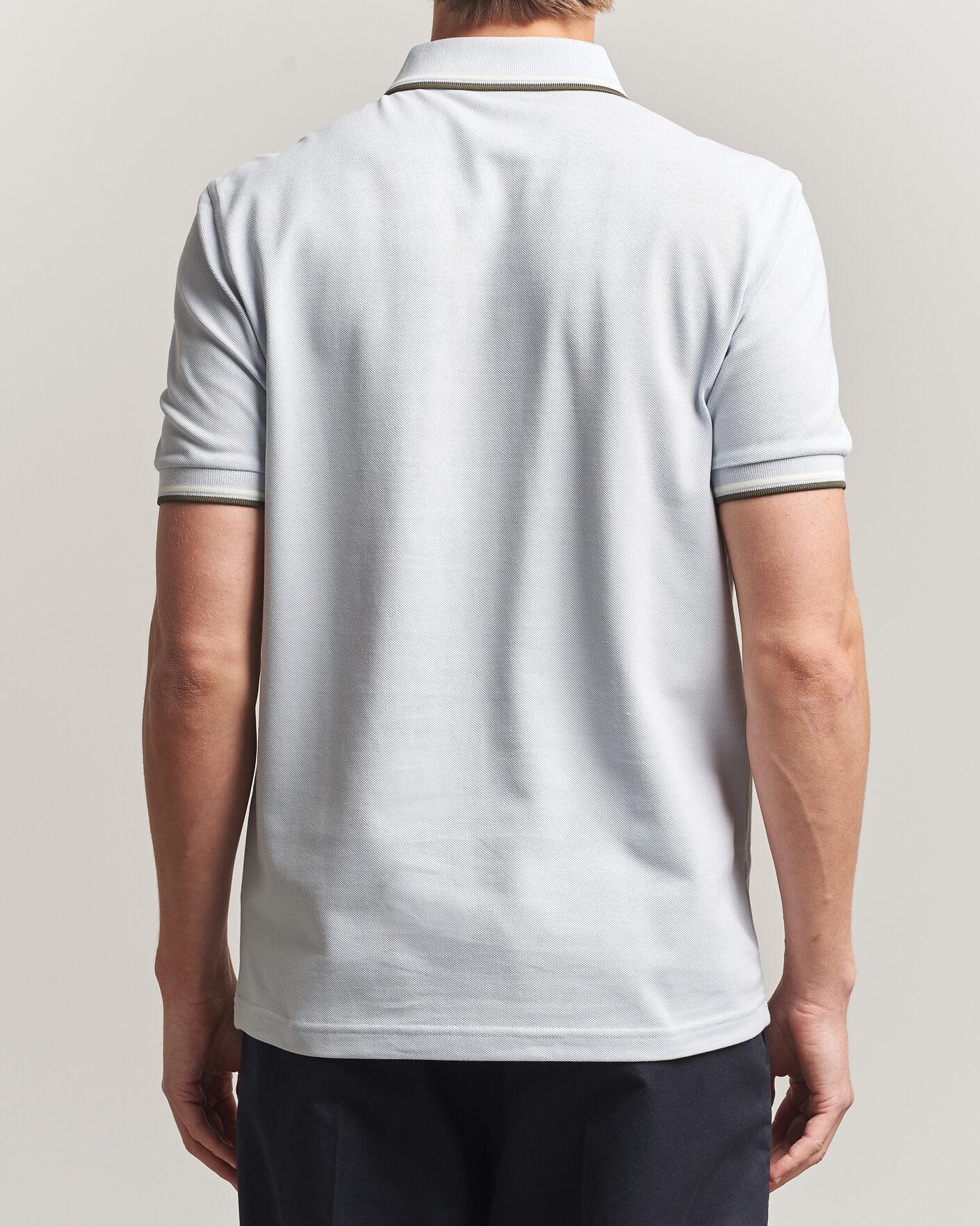 Homme | Polos | Fred Perry | Twin Tipped Polo Shirt Dusky Blue