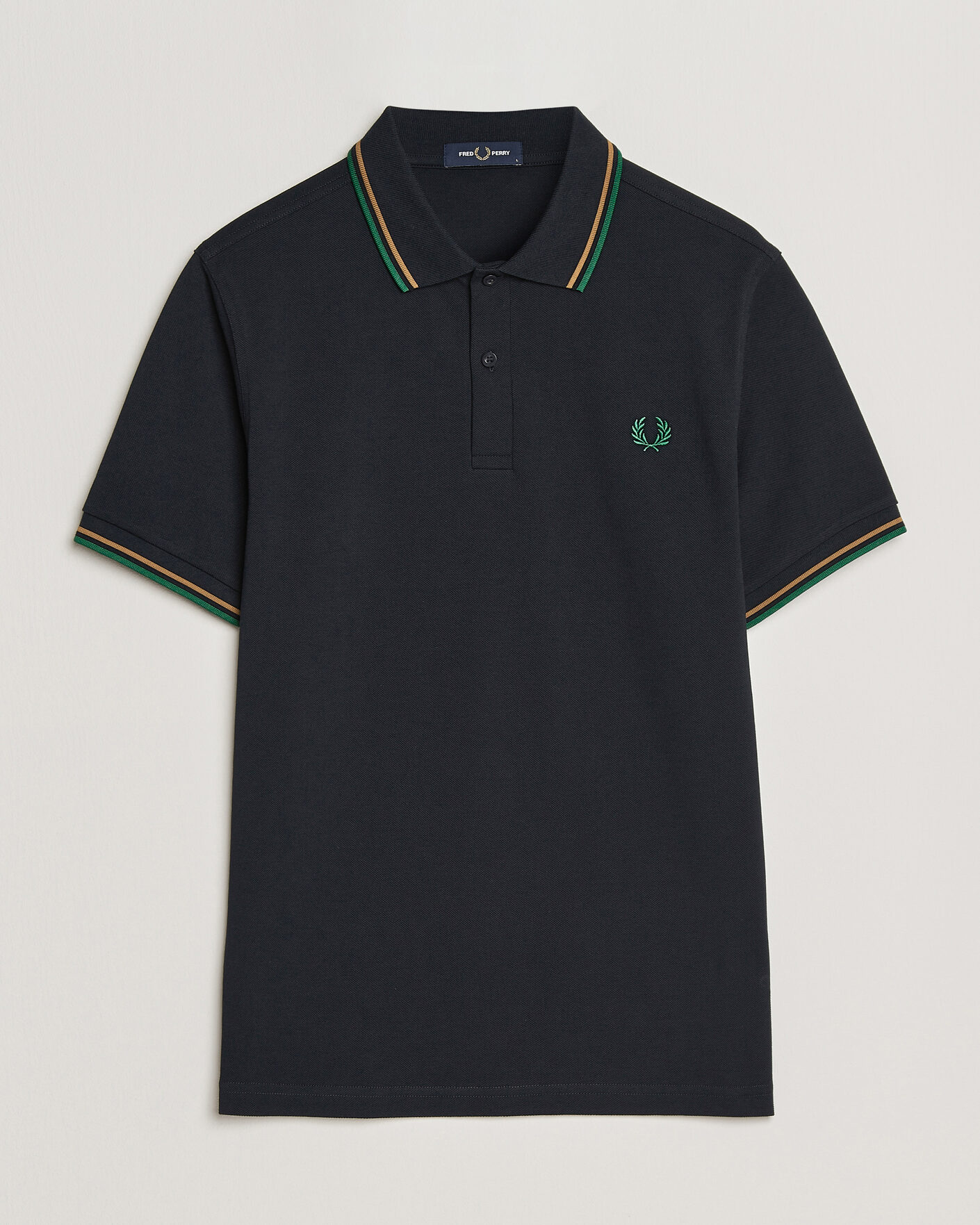 Heren | Polo's | Fred Perry | Twin Tipped Polo Shirt Navy