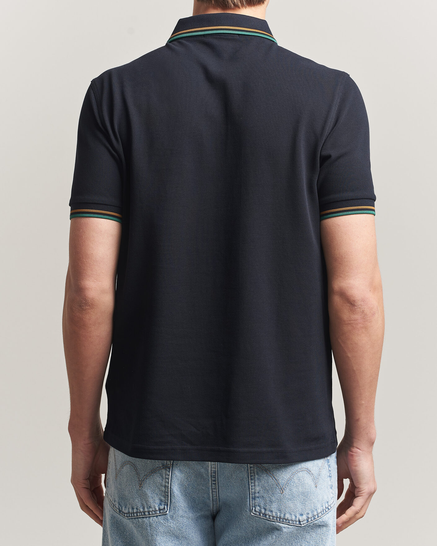 Heren | Polo's | Fred Perry | Twin Tipped Polo Shirt Navy