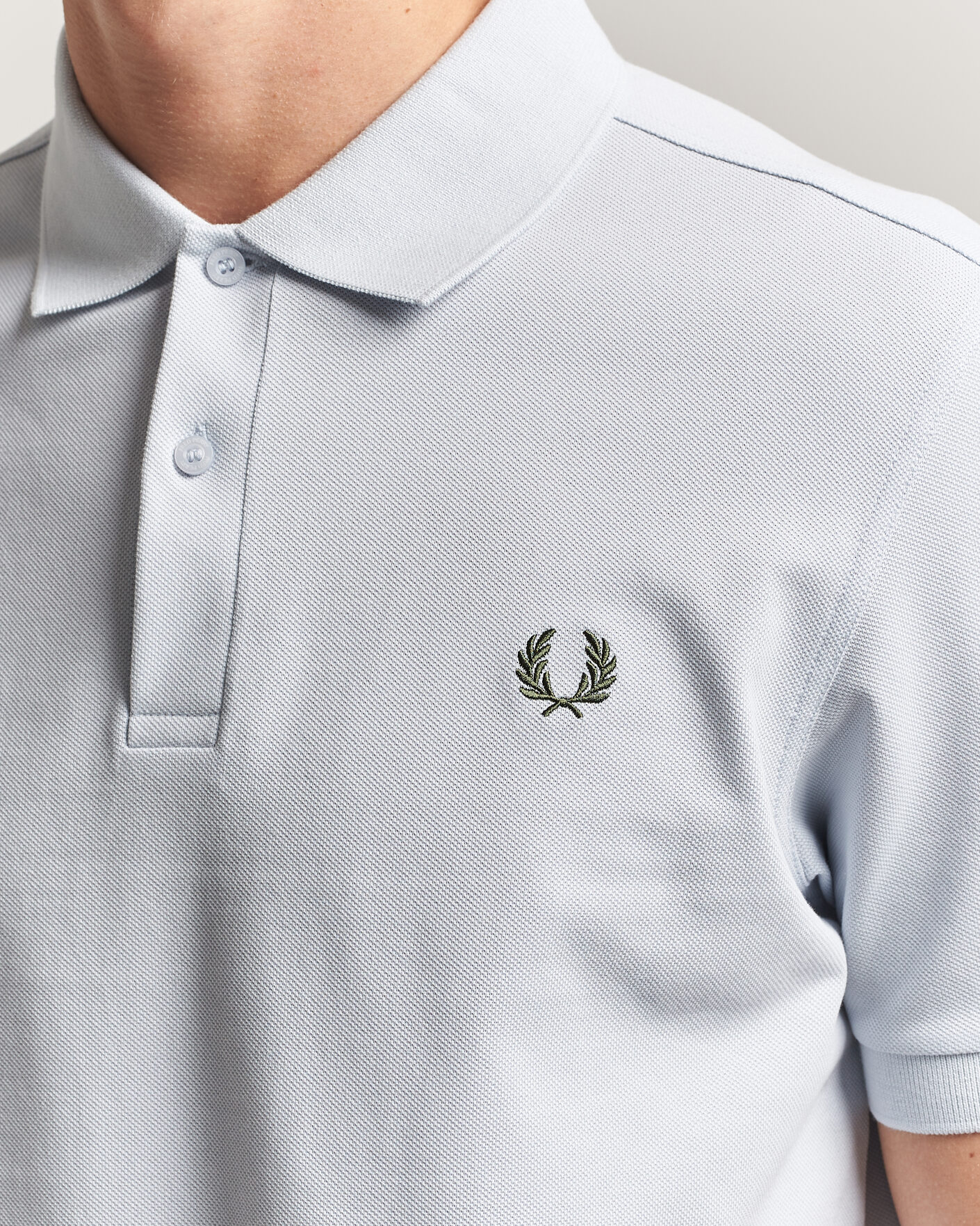 Heren | Polo's | Fred Perry | Plain Polo Shirt Dusty Blue